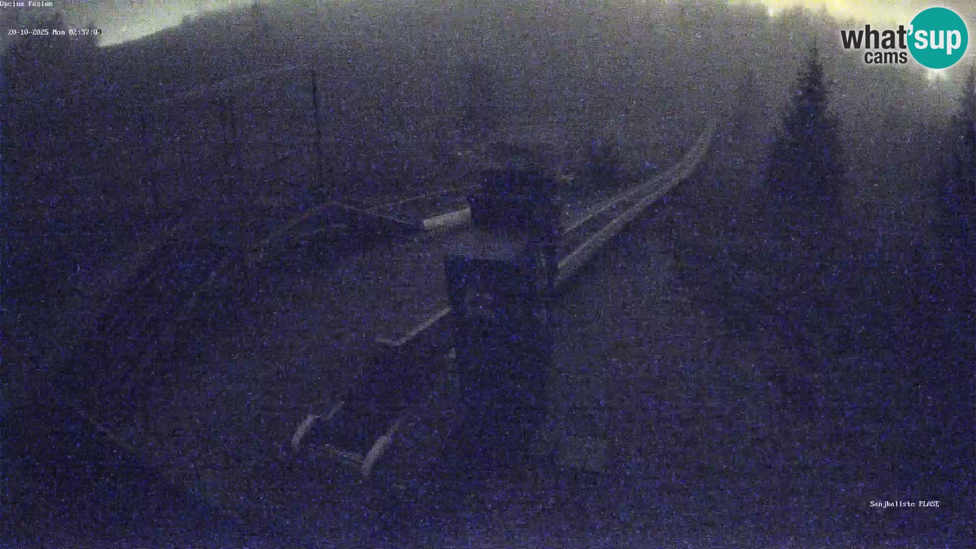 Live webcam Pista da slittino Fužine – Croazia