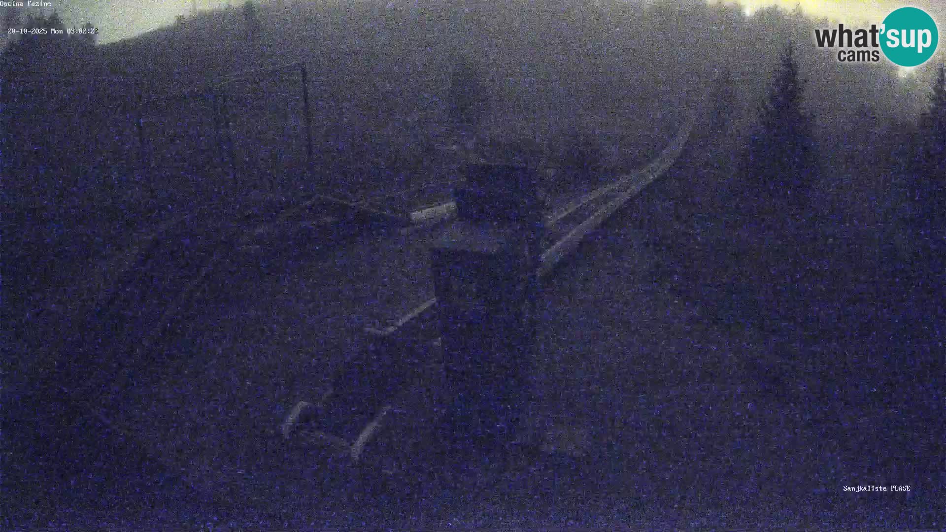 Webcam en vivo Pista de trineo Fužine – Croacia