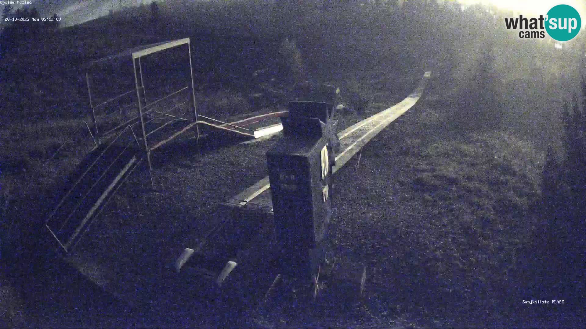 Live webcam Fužine toboggan run – Croatia