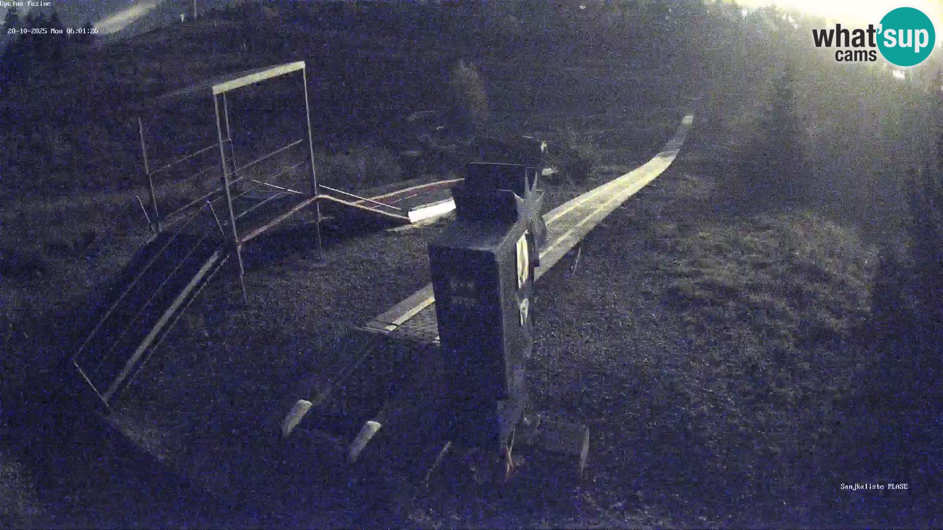 Live webcam Pista da slittino Fužine – Croazia