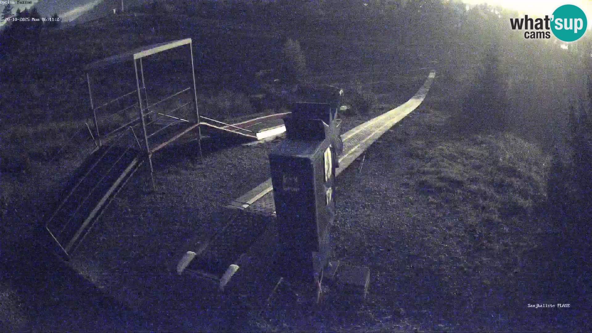 Webcam en vivo Pista de trineo Fužine – Croacia