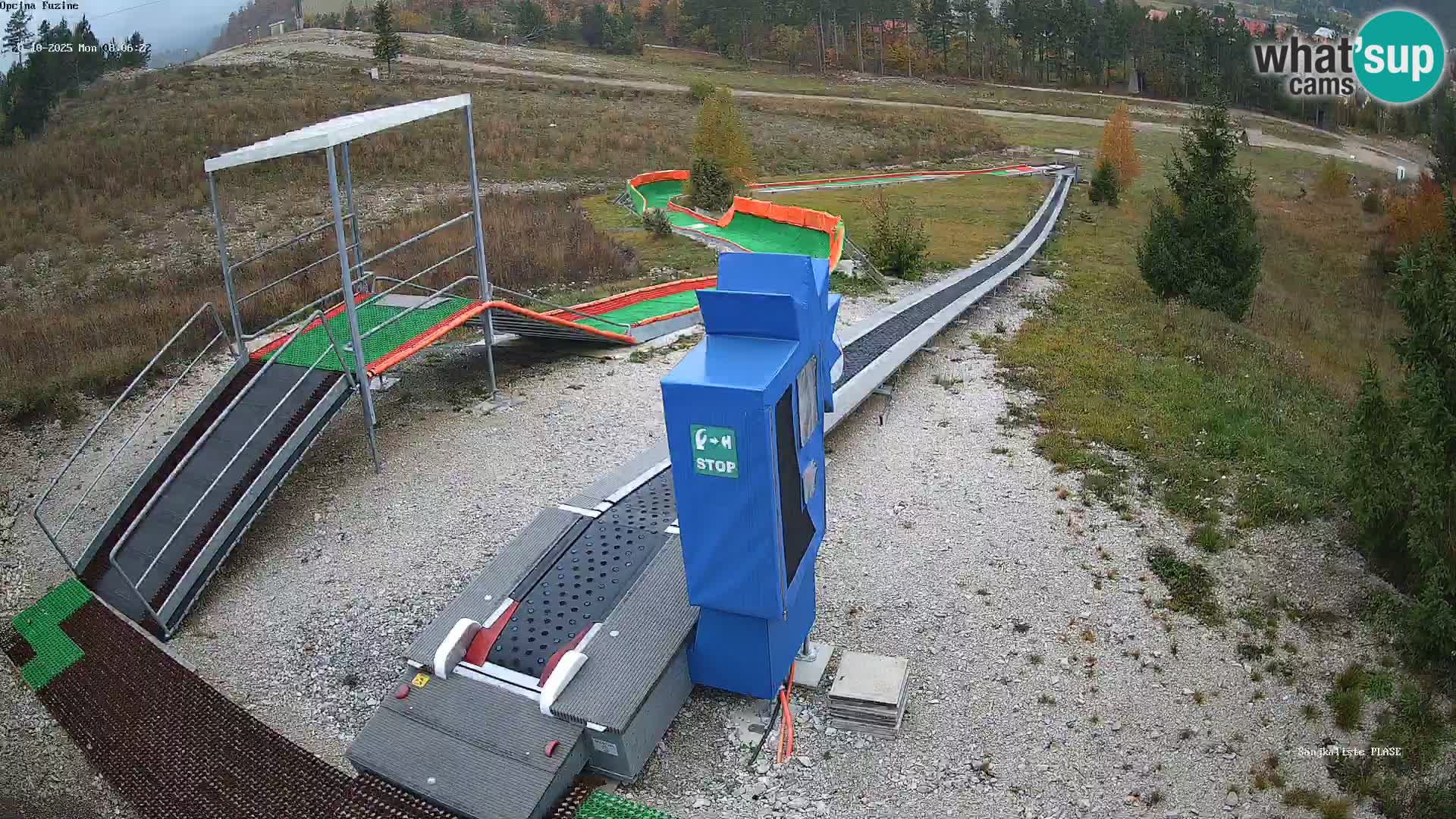 Webcam en direct Piste de luge de Fužine – Croatie
