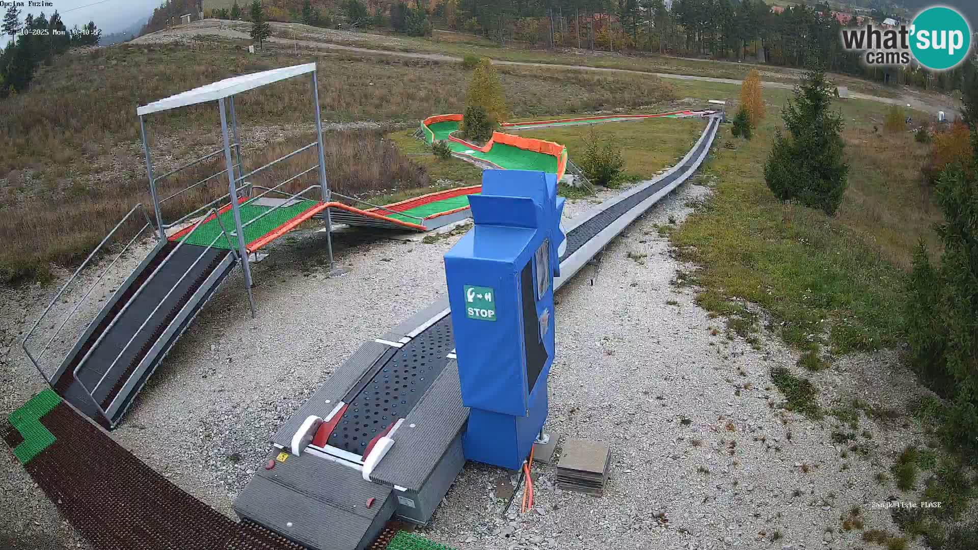 Webcam en direct Piste de luge de Fužine – Croatie