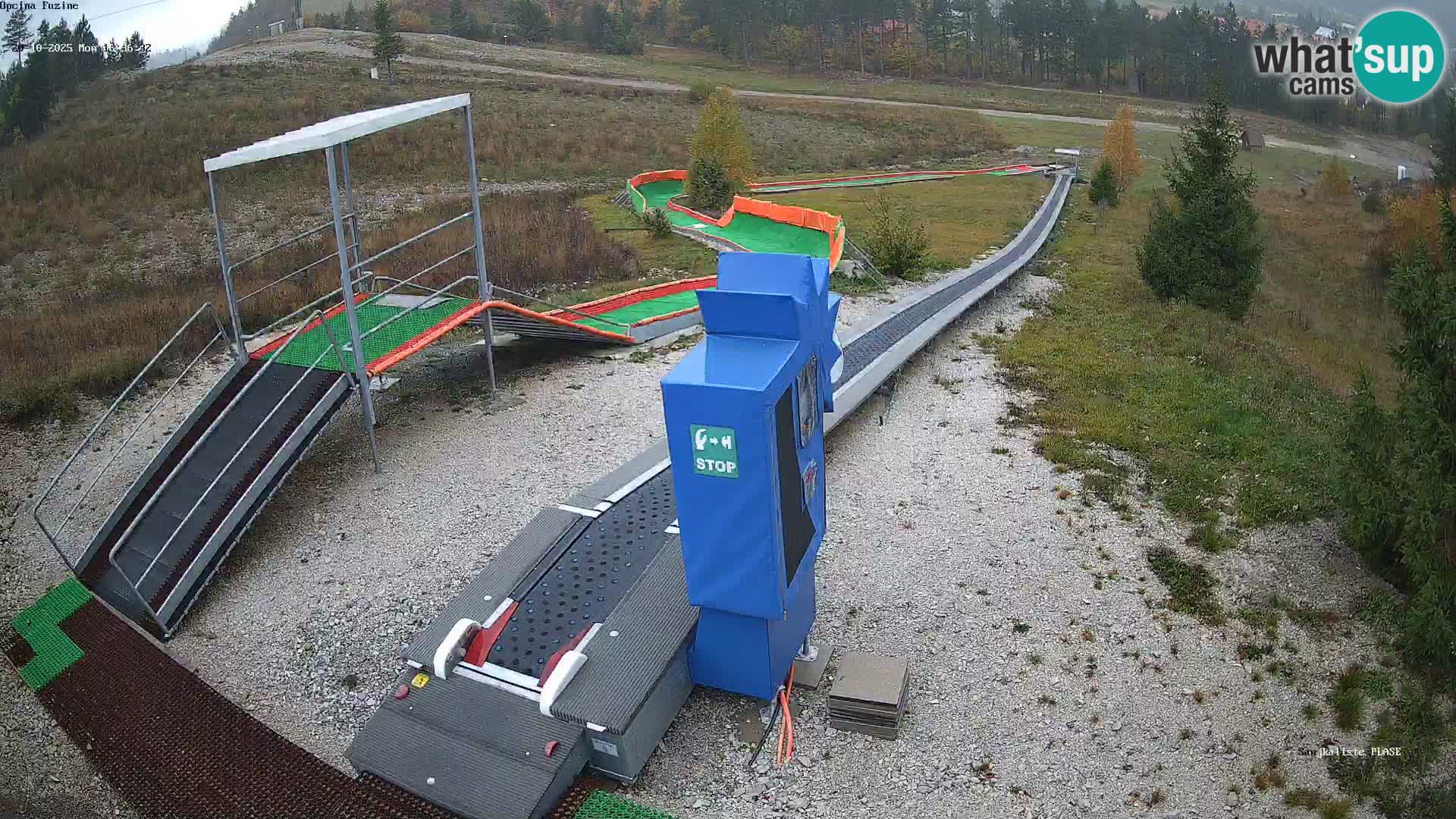 Webcam en direct Piste de luge de Fužine – Croatie