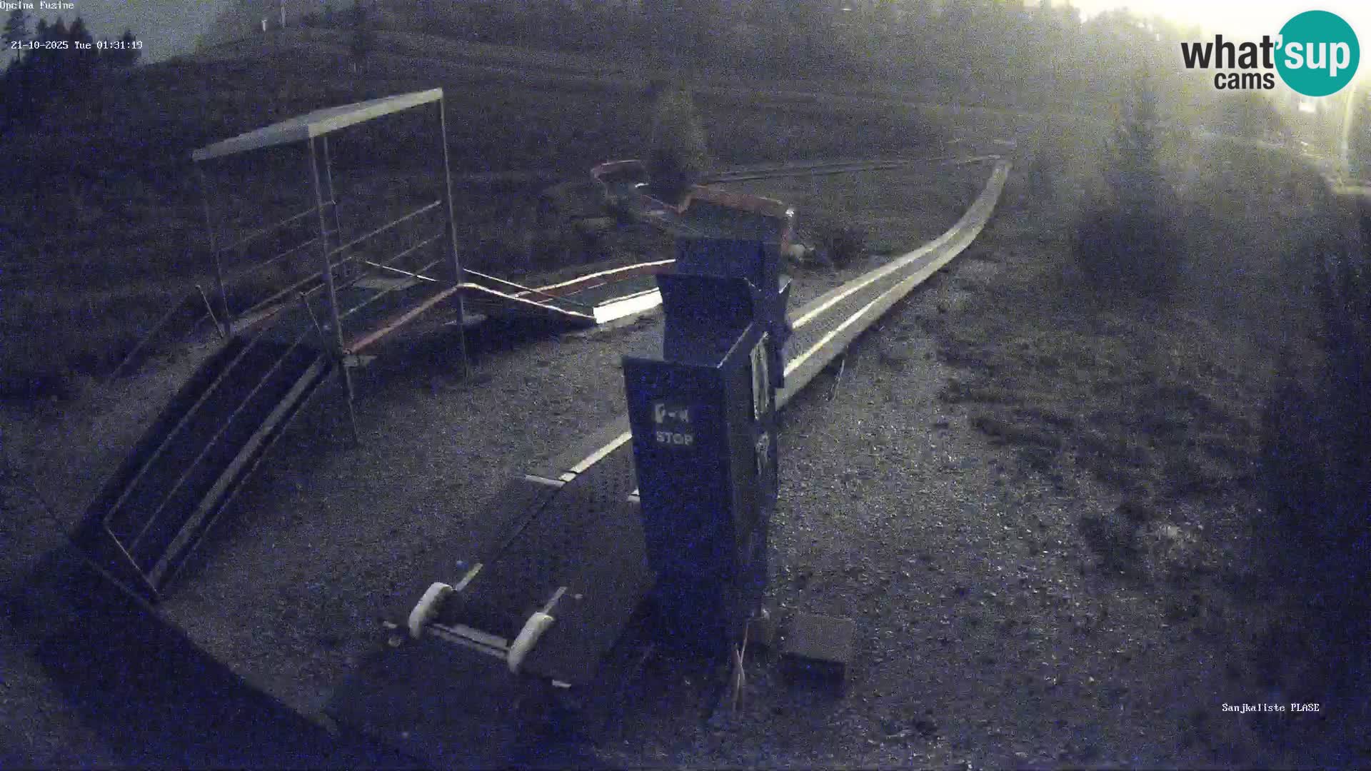 Live webcam Pista da slittino Fužine – Croazia