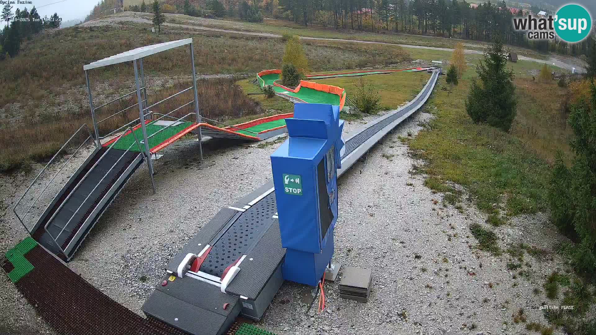 Spletna kamera v živo Sankališče Fužine – Hrvaška