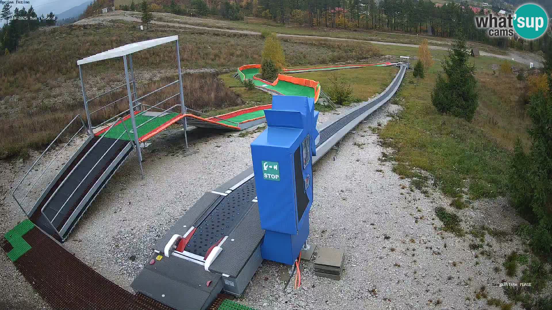 Spletna kamera v živo Sankališče Fužine – Hrvaška
