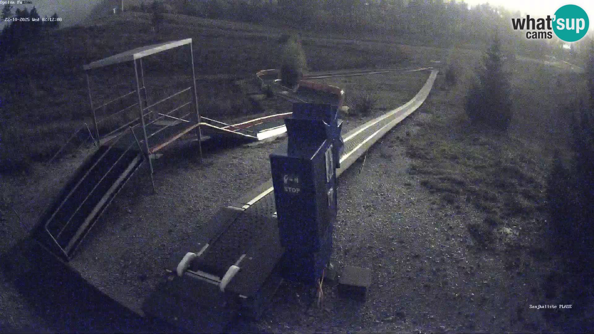 Live webcam Fužine toboggan run – Croatia