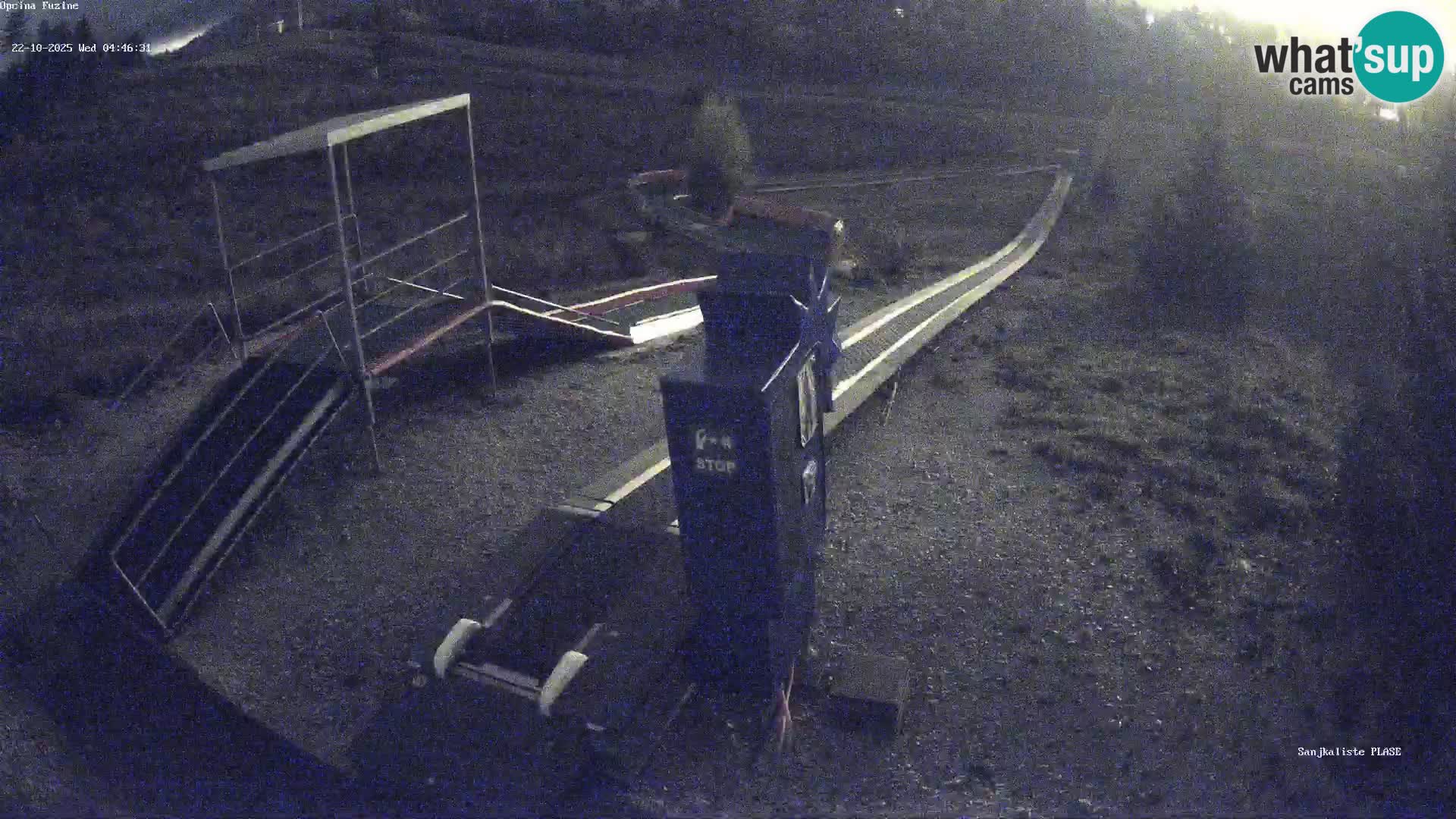 Live webcam Fužine toboggan run – Croatia