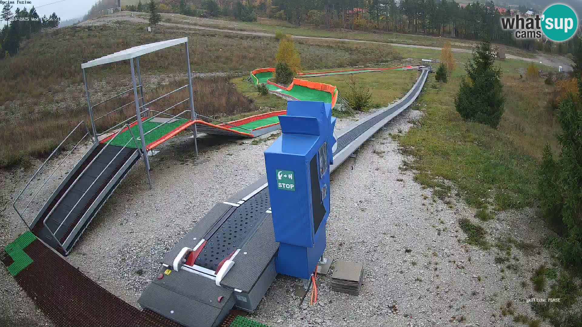 Webcam en direct Piste de luge de Fužine – Croatie
