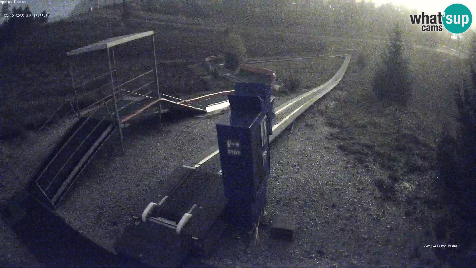 Webcam en direct Piste de luge de Fužine – Croatie