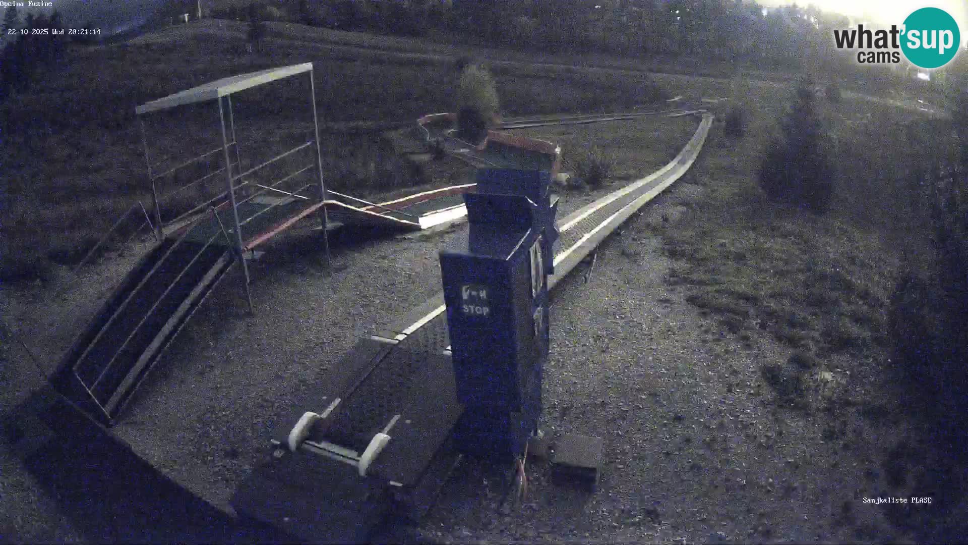 Webcam en vivo Pista de trineo Fužine – Croacia