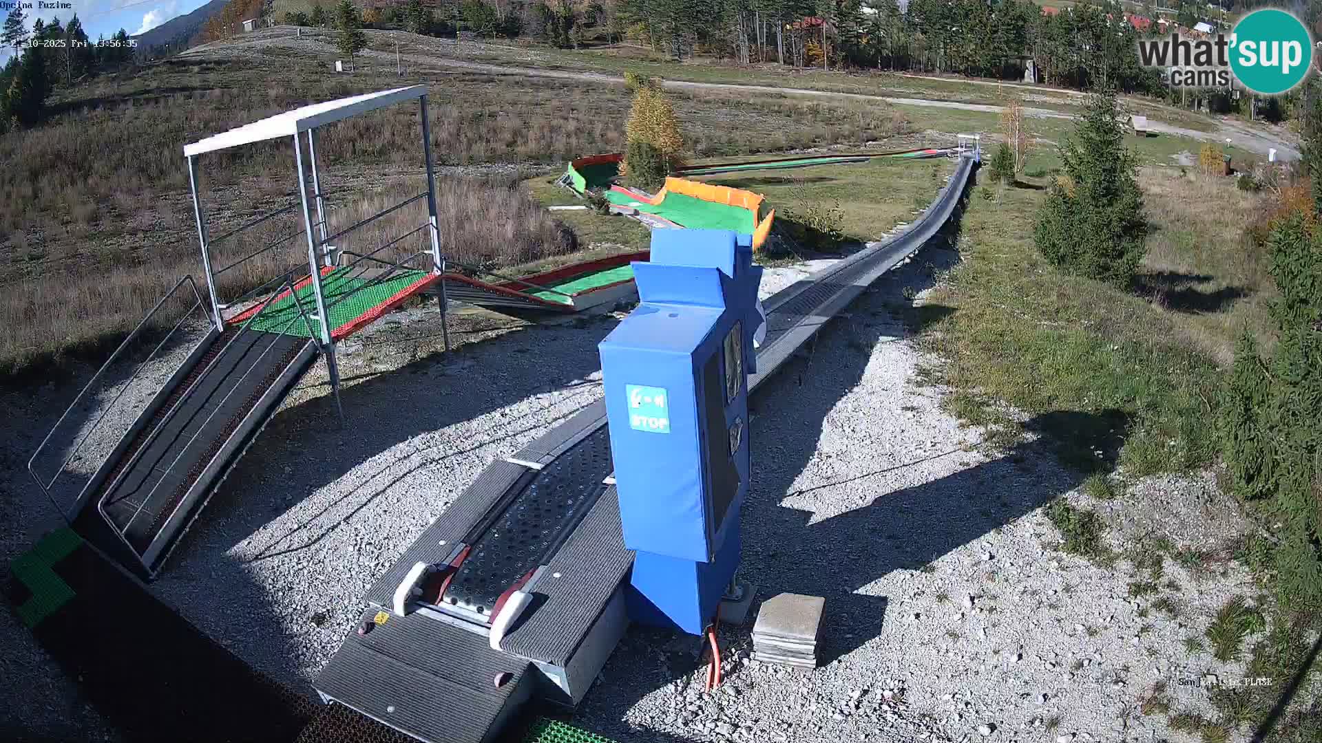 Webcam en direct Piste de luge de Fužine – Croatie
