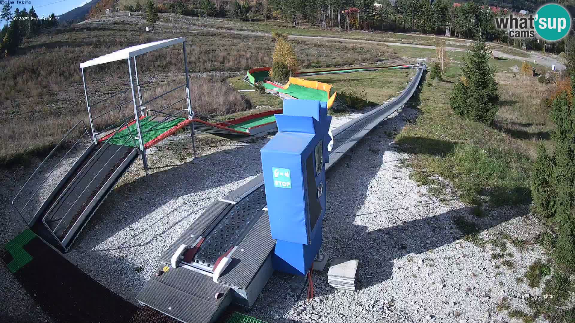 Webcam en vivo Pista de trineo Fužine – Croacia