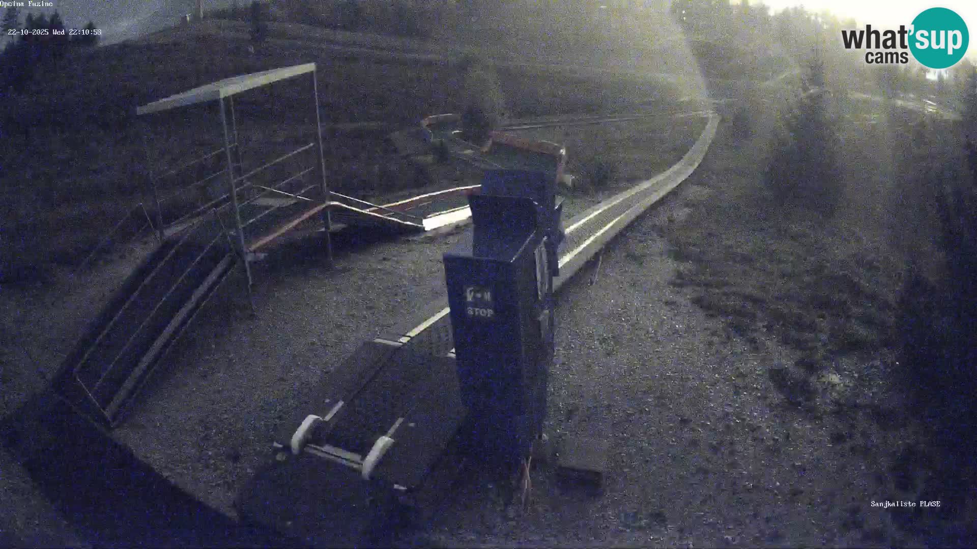 Live webcam Fužine toboggan run – Croatia