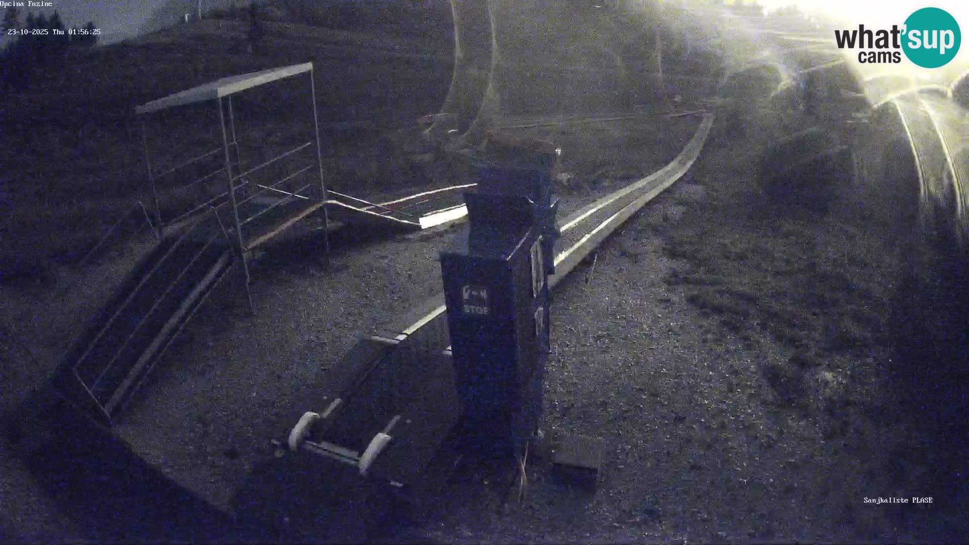 Live webcam Pista da slittino Fužine – Croazia