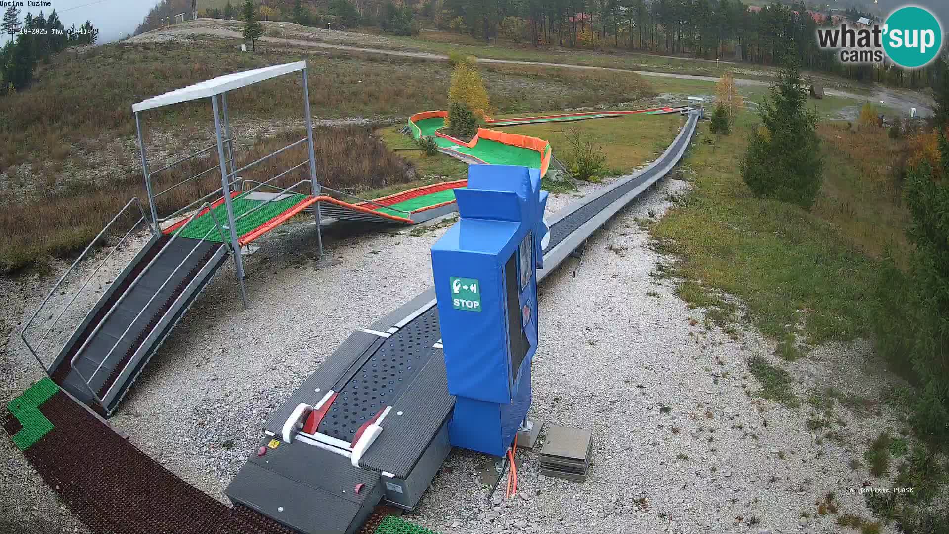 Spletna kamera v živo Sankališče Fužine – Hrvaška