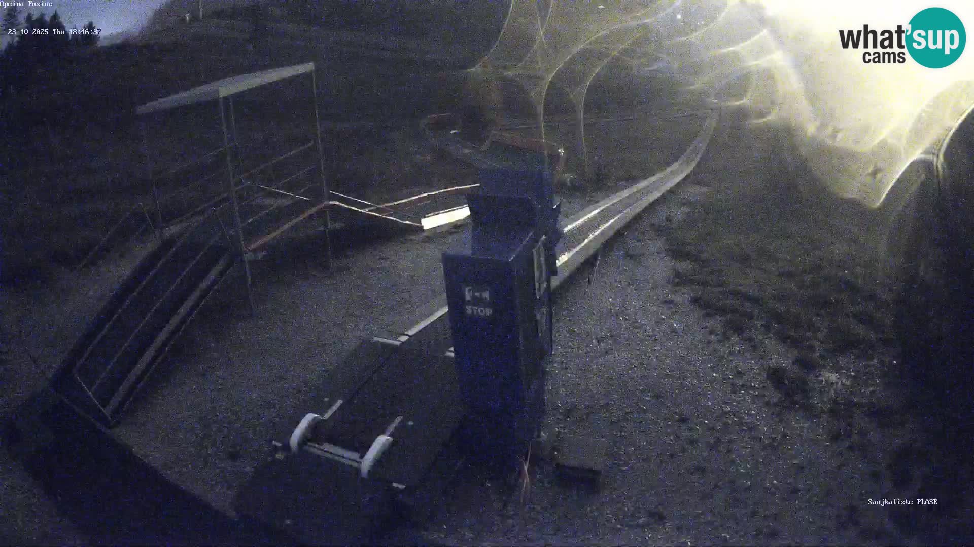 Live webcam Fužine toboggan run – Croatia