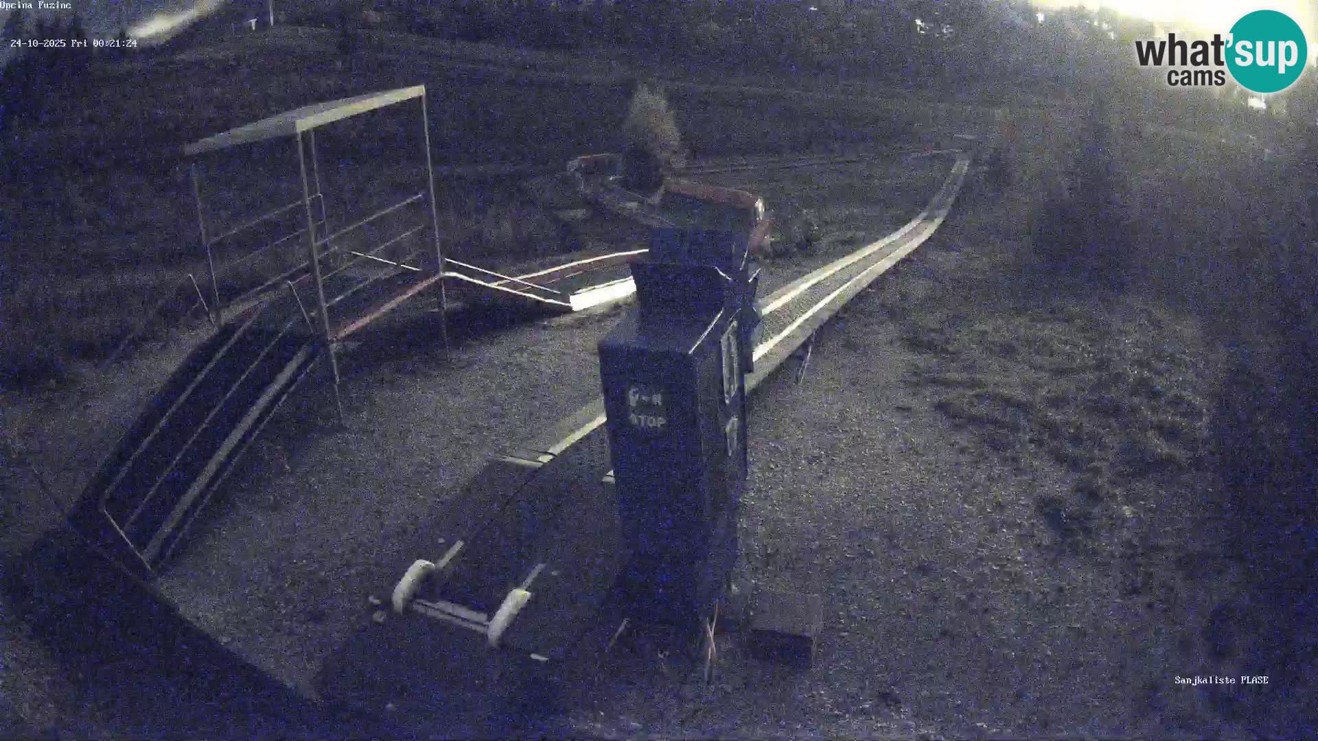 Live webcam Fužine toboggan run – Croatia
