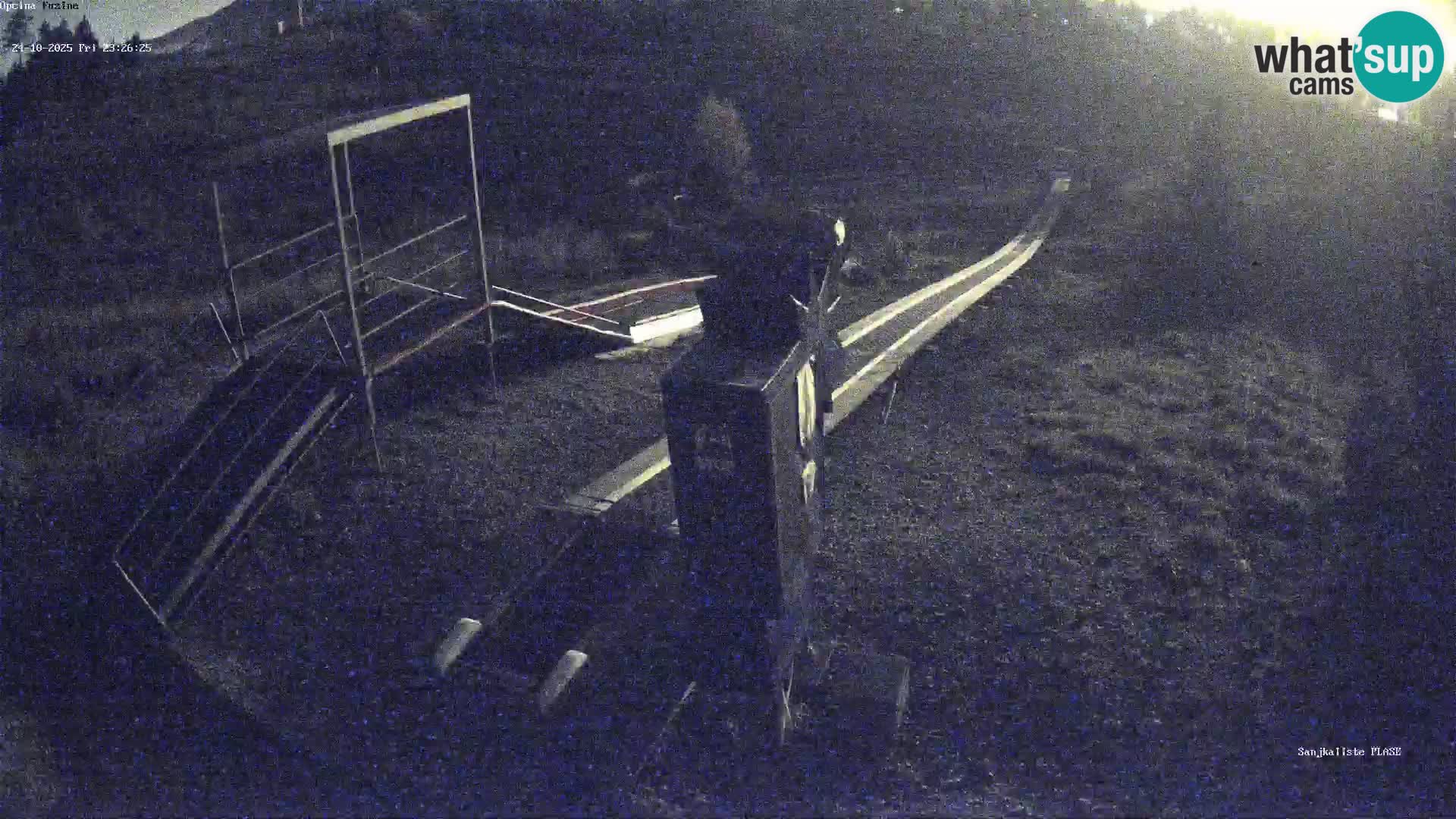 Live webcam Fužine toboggan run – Croatia