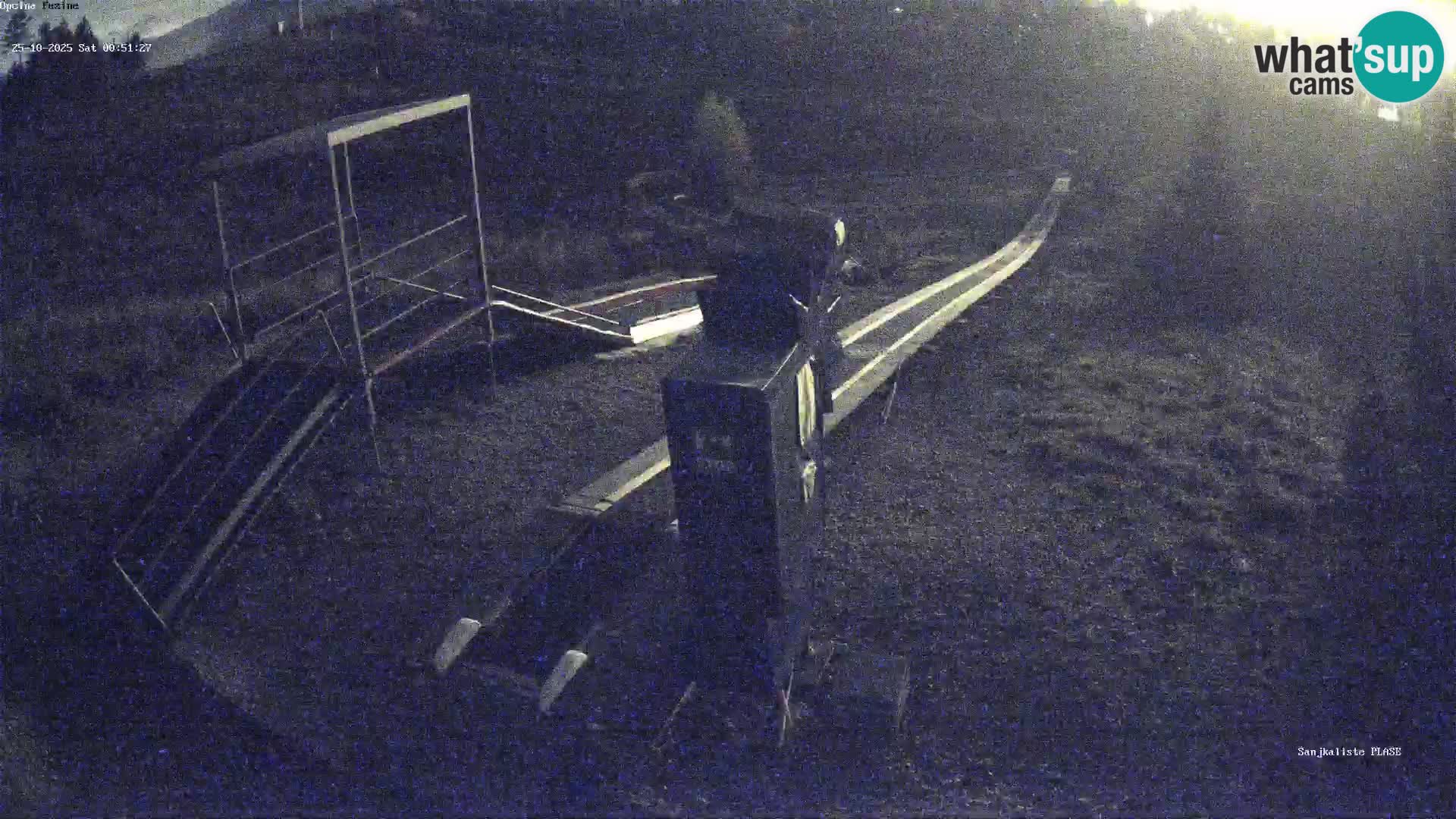 Live webcam Fužine toboggan run – Croatia