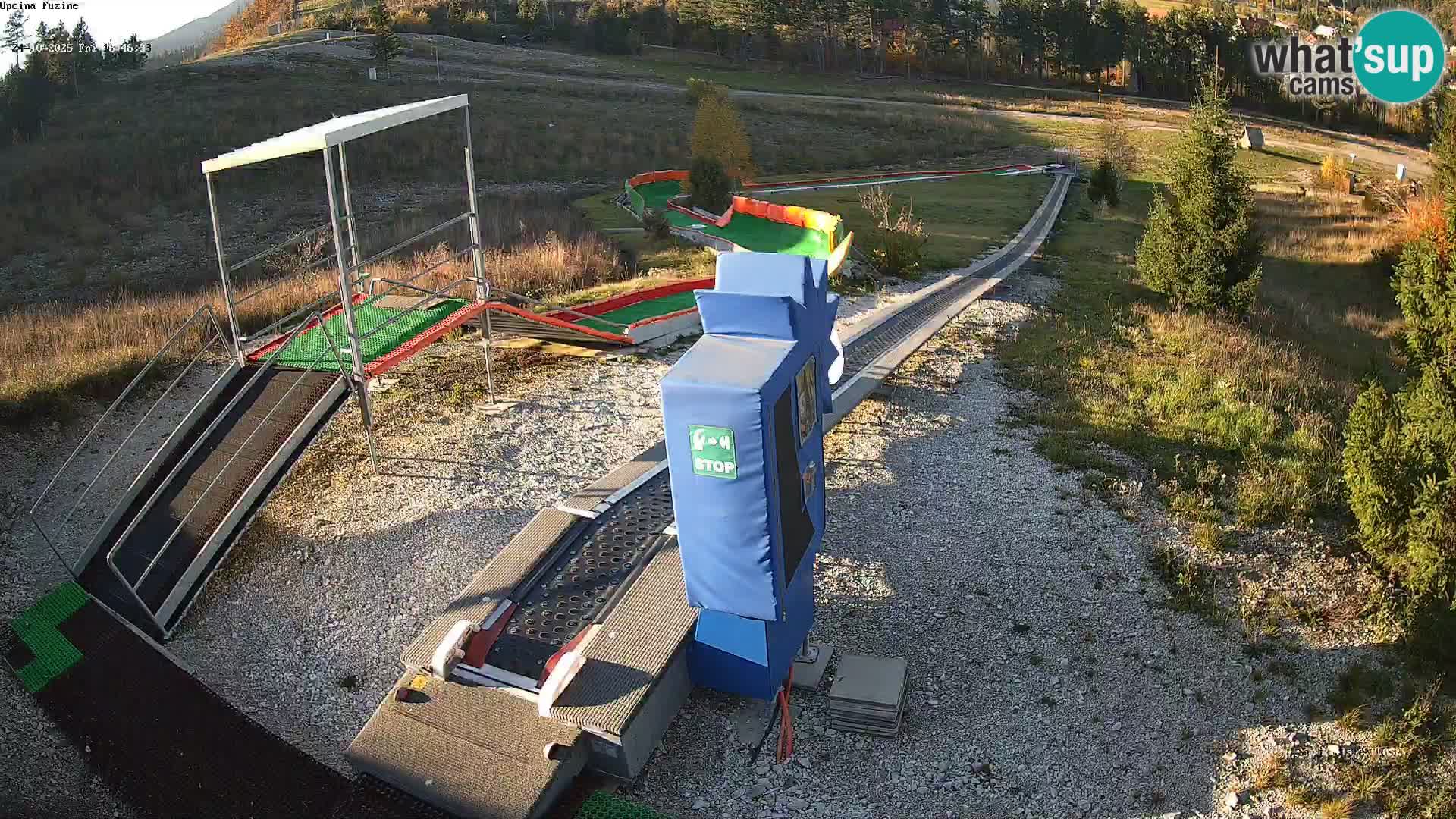 Webcam en direct Piste de luge de Fužine – Croatie