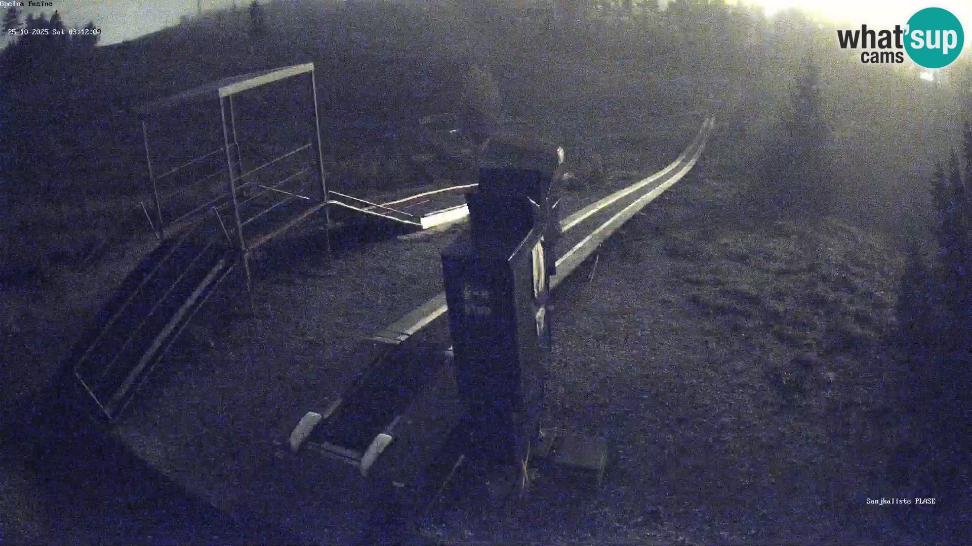 Webcam en vivo Pista de trineo Fužine – Croacia