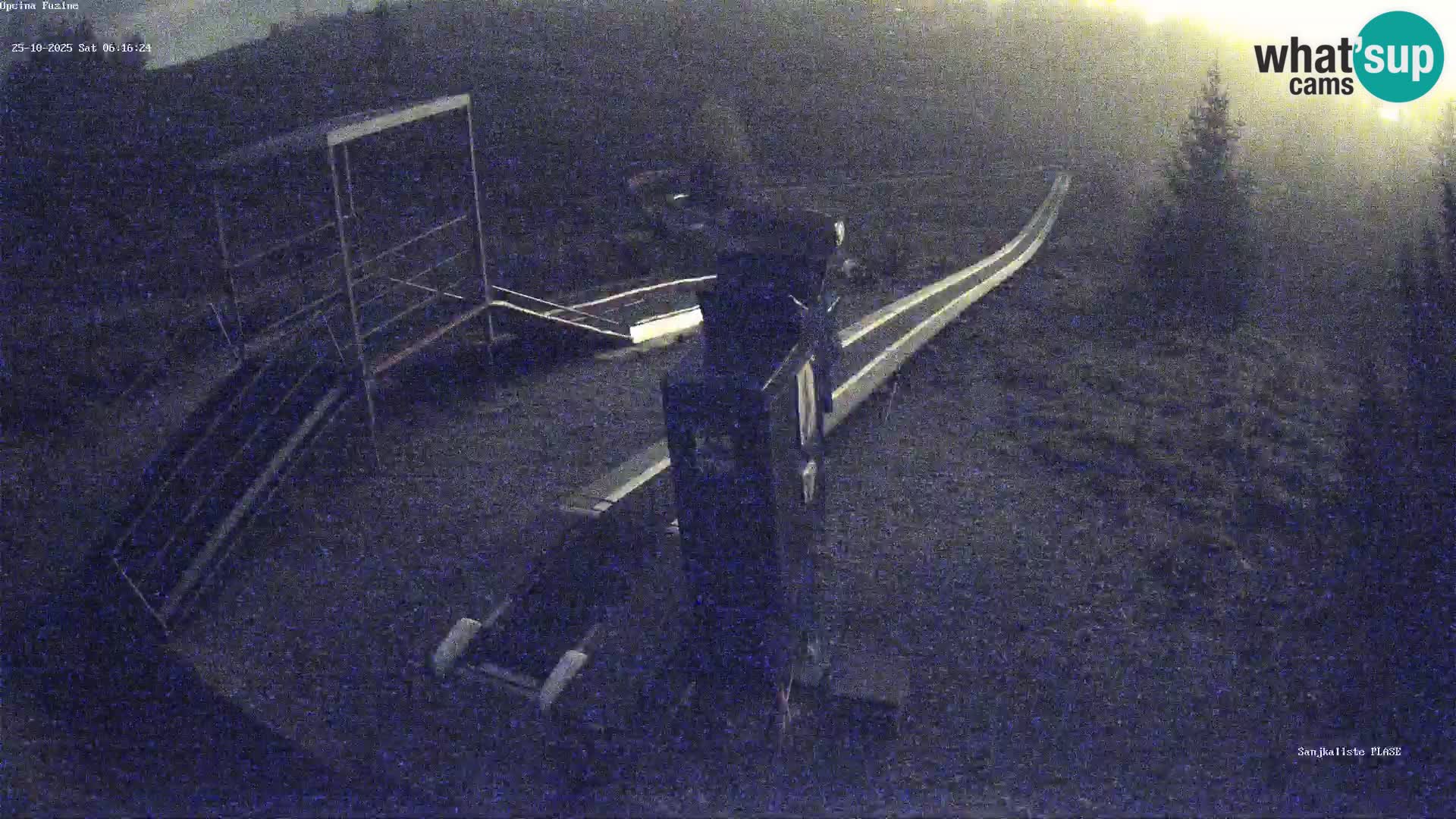 Webcam en vivo Pista de trineo Fužine – Croacia