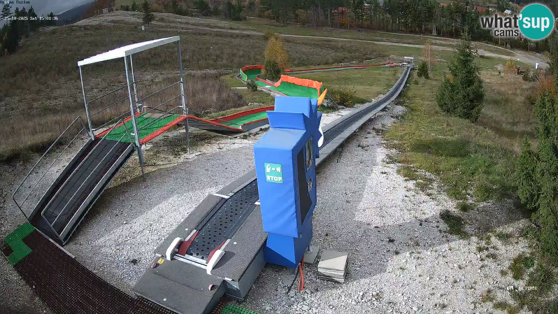 Webcam en vivo Pista de trineo Fužine – Croacia