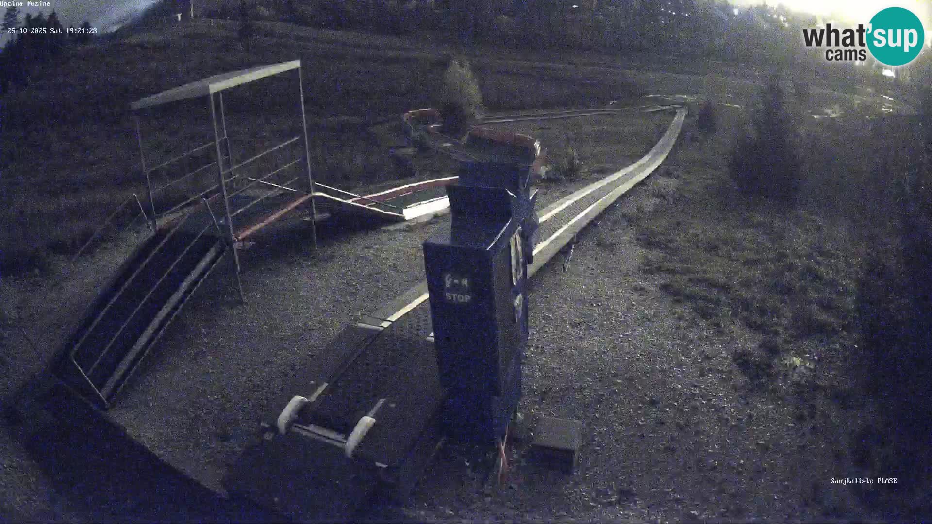 Webcam en vivo Pista de trineo Fužine – Croacia