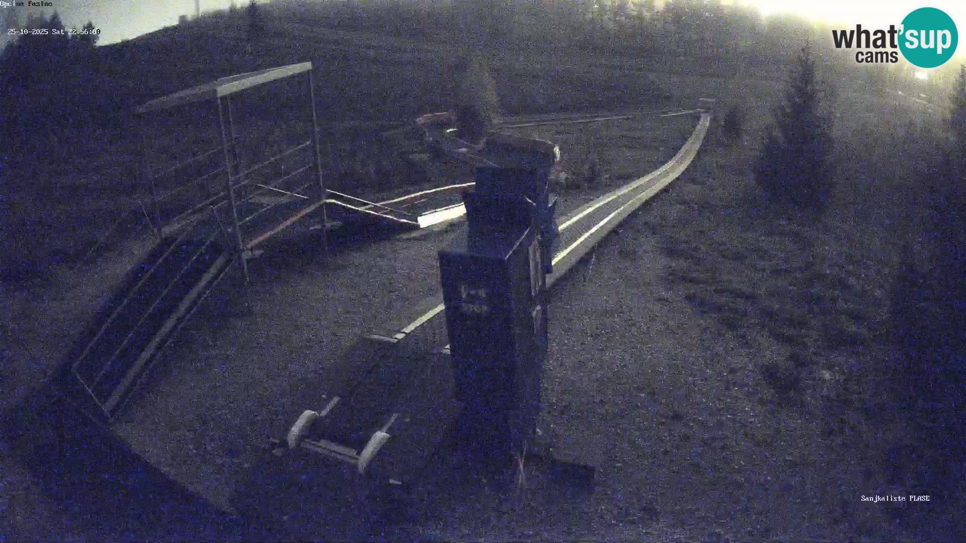 Webcam en direct Piste de luge de Fužine – Croatie