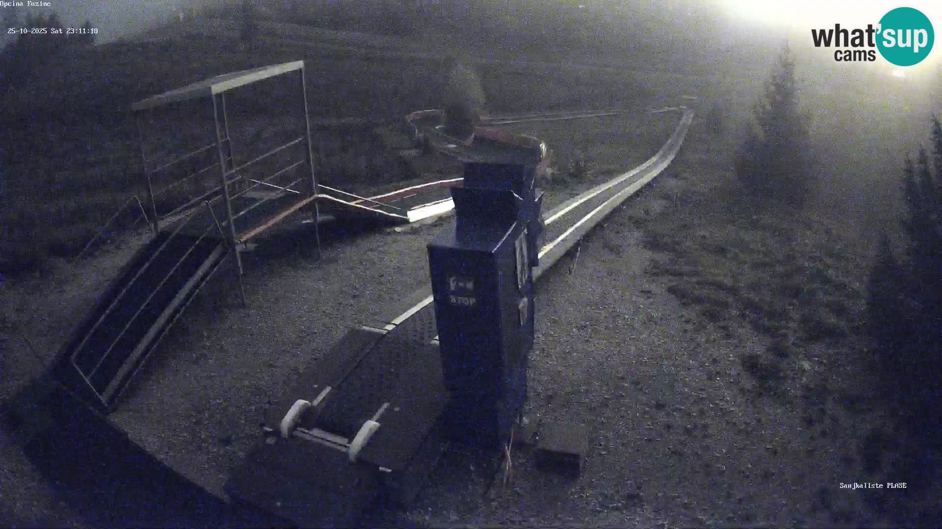 Live webcam Pista da slittino Fužine – Croazia