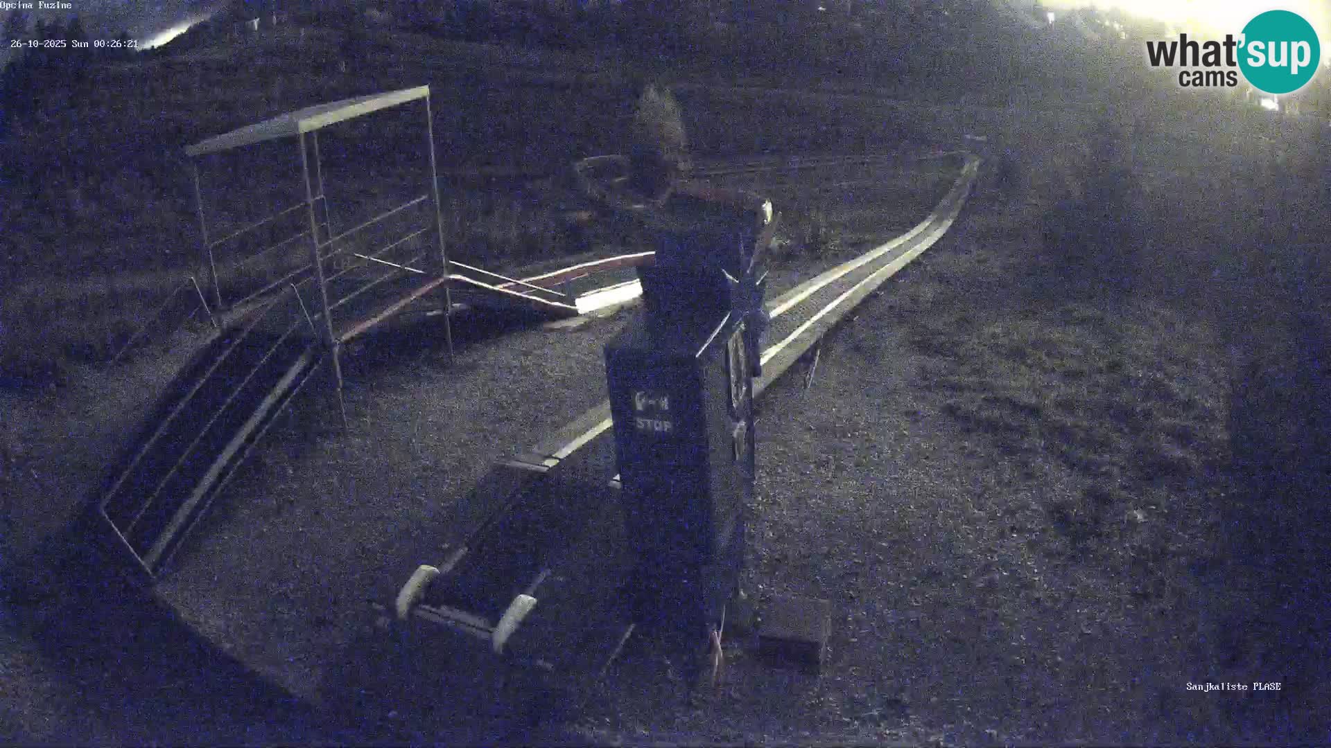 Webcam en vivo Pista de trineo Fužine – Croacia