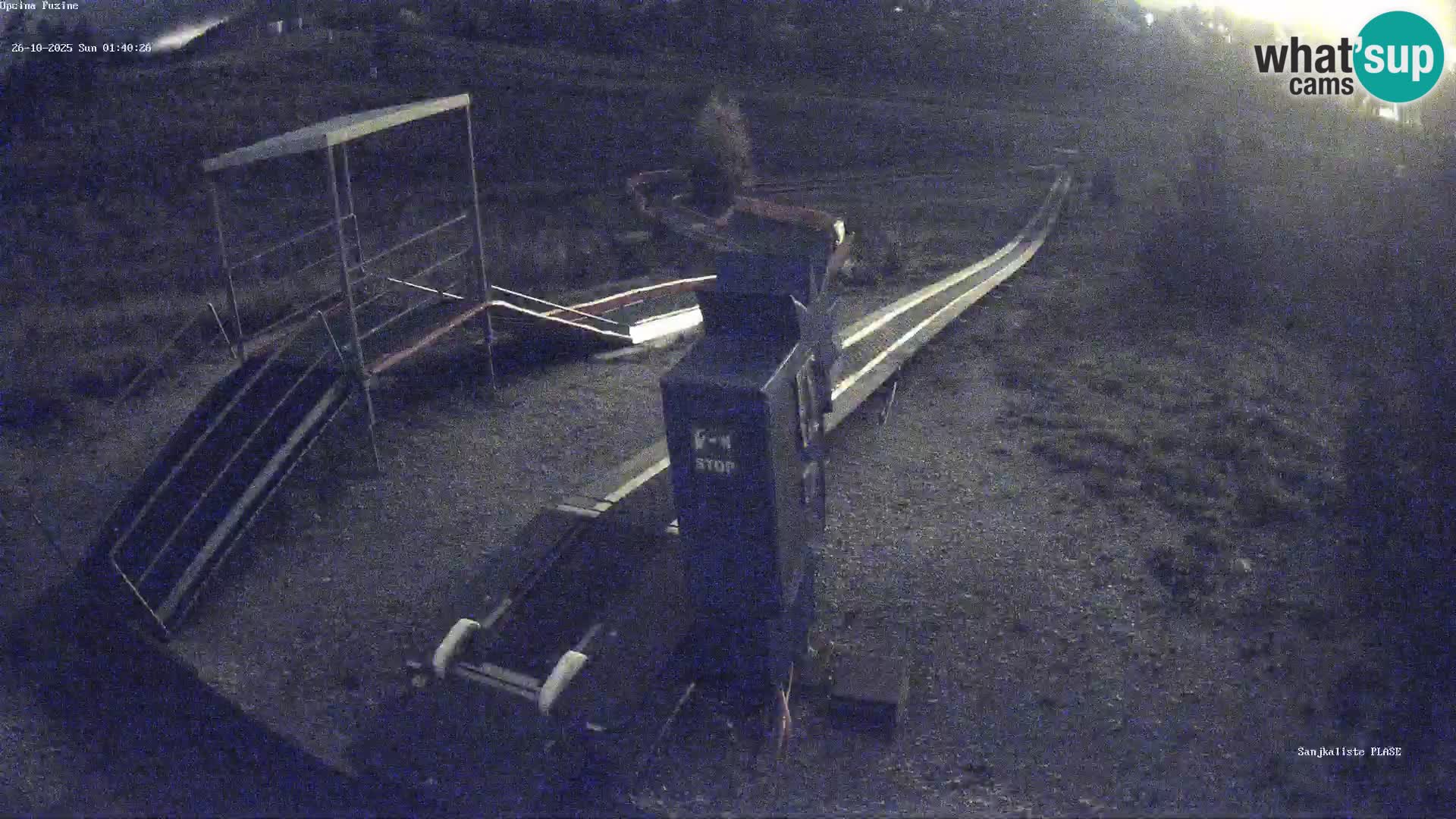 Webcam en vivo Pista de trineo Fužine – Croacia