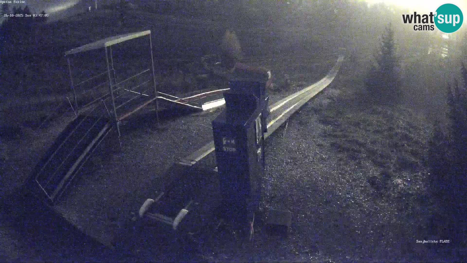Live webcam Fužine toboggan run – Croatia