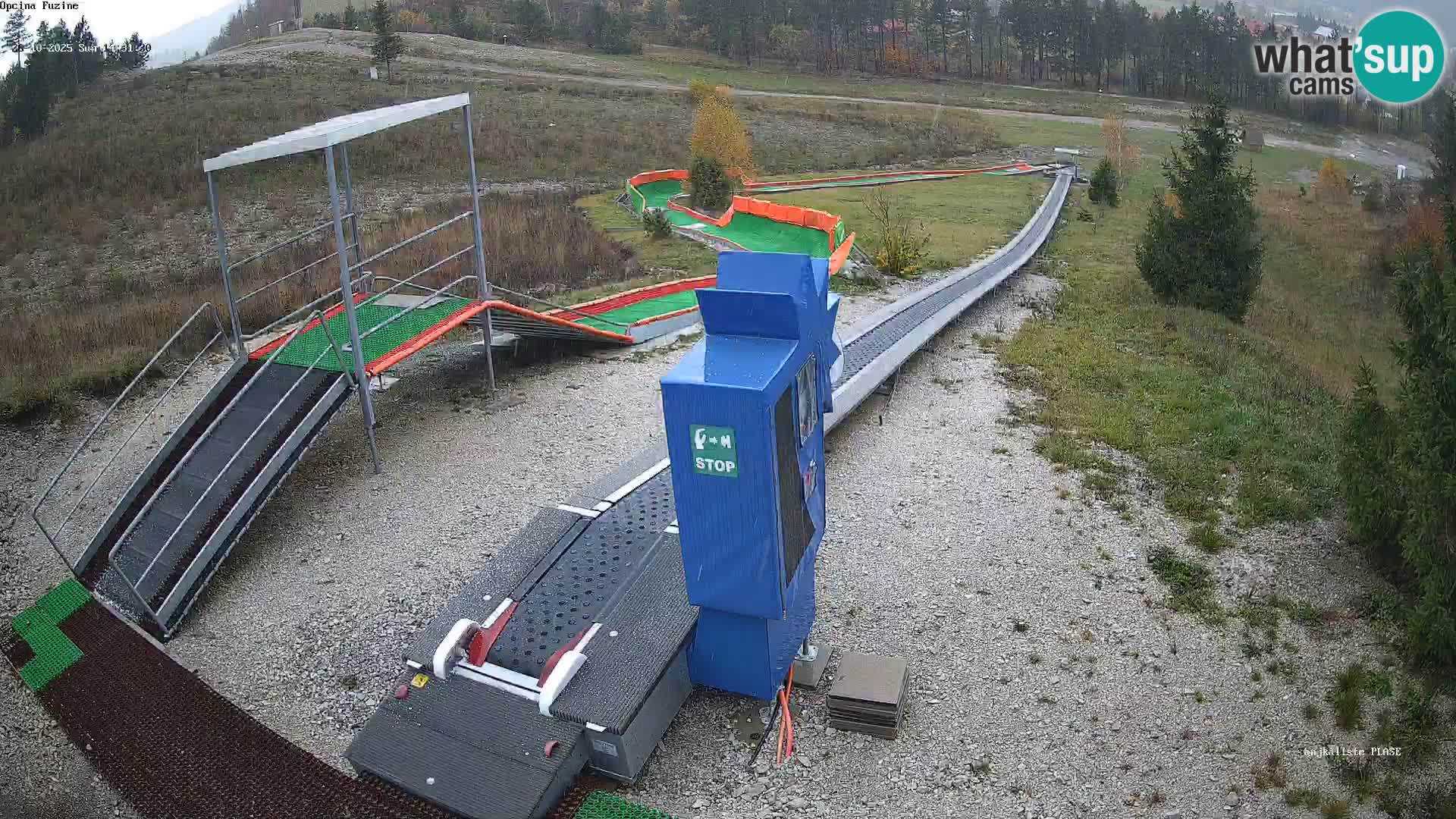 Webcam en vivo Pista de trineo Fužine – Croacia