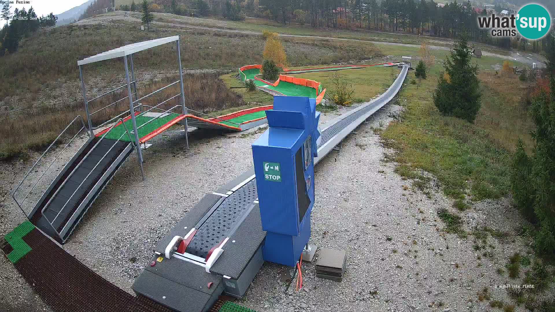 Webcam en direct Piste de luge de Fužine – Croatie