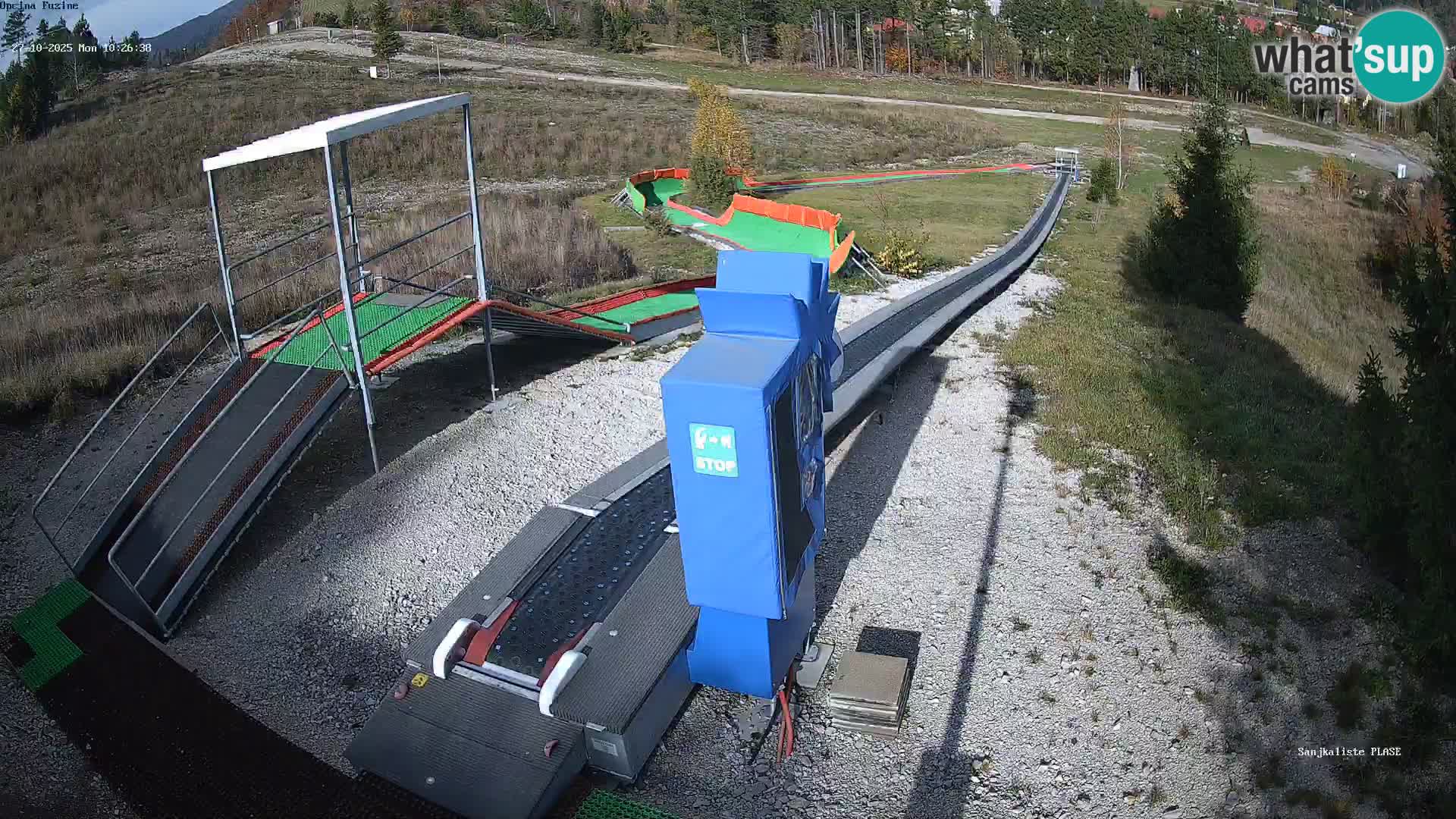Webcam en direct Piste de luge de Fužine – Croatie