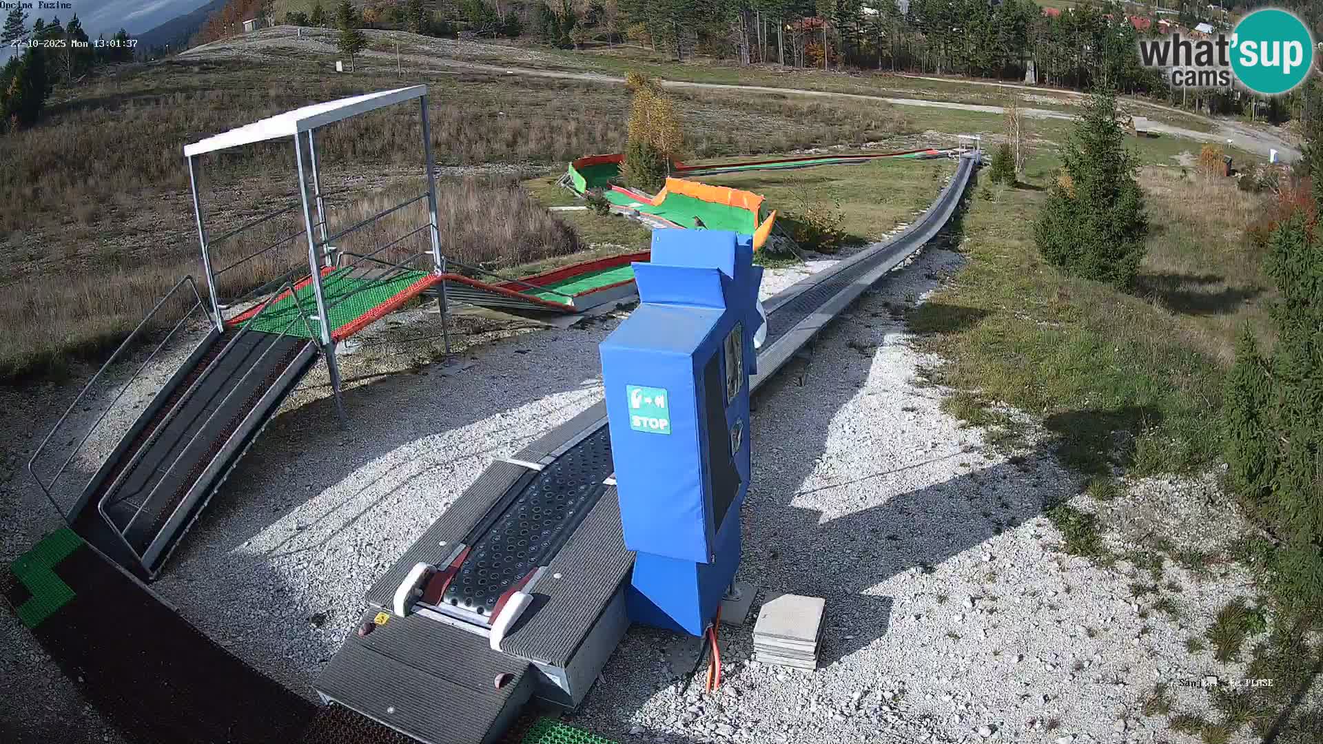 Webcam en vivo Pista de trineo Fužine – Croacia