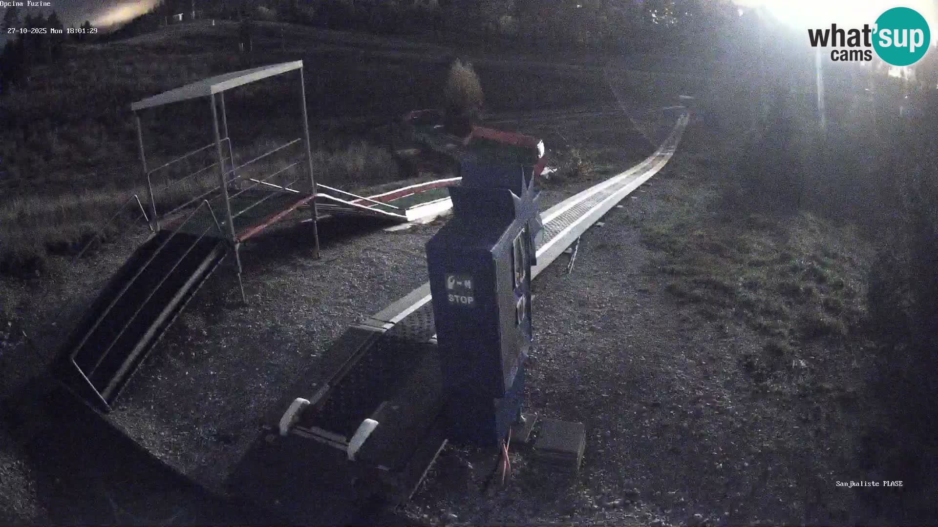 Live webcam Pista da slittino Fužine – Croazia