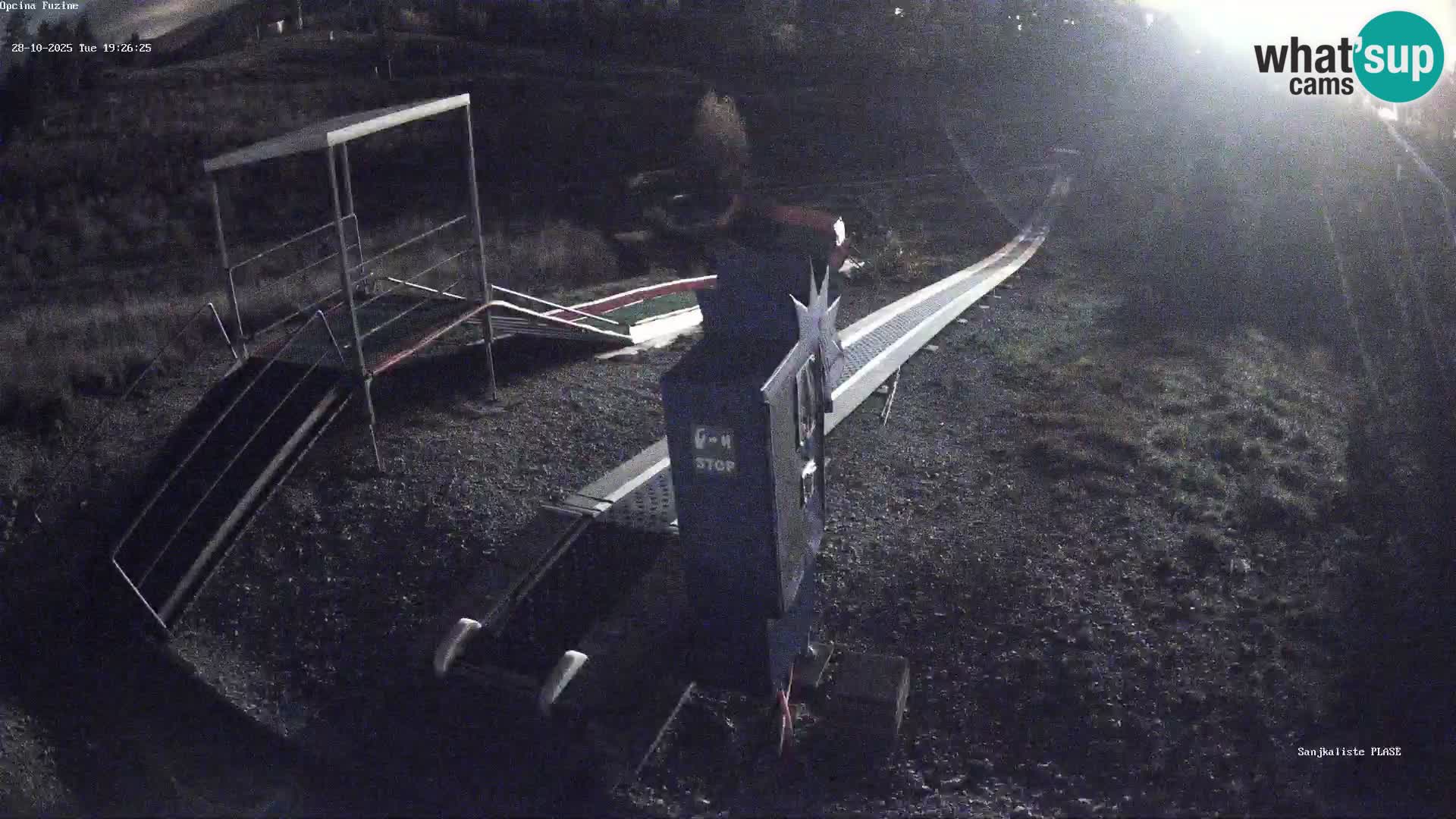 Live webcam Fužine toboggan run – Croatia