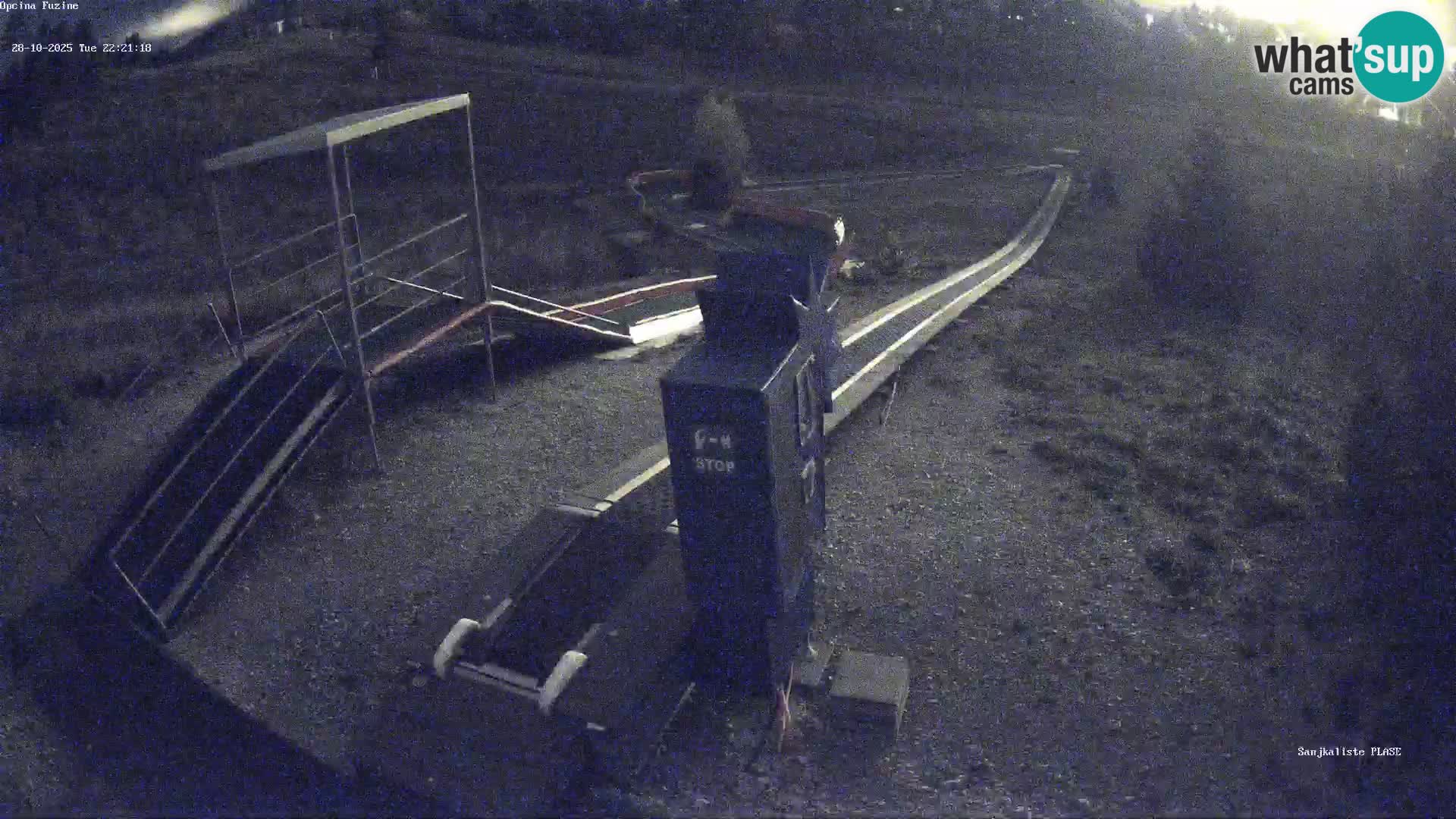 Live webcam Fužine toboggan run – Croatia