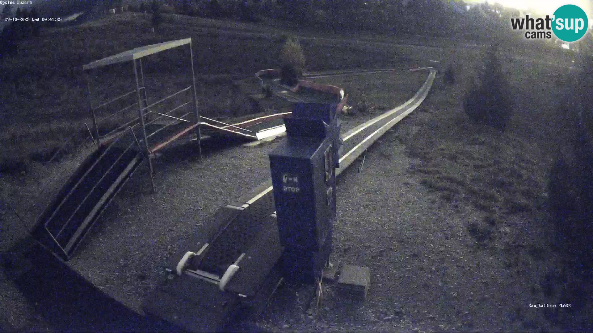 Webcam en vivo Pista de trineo Fužine – Croacia