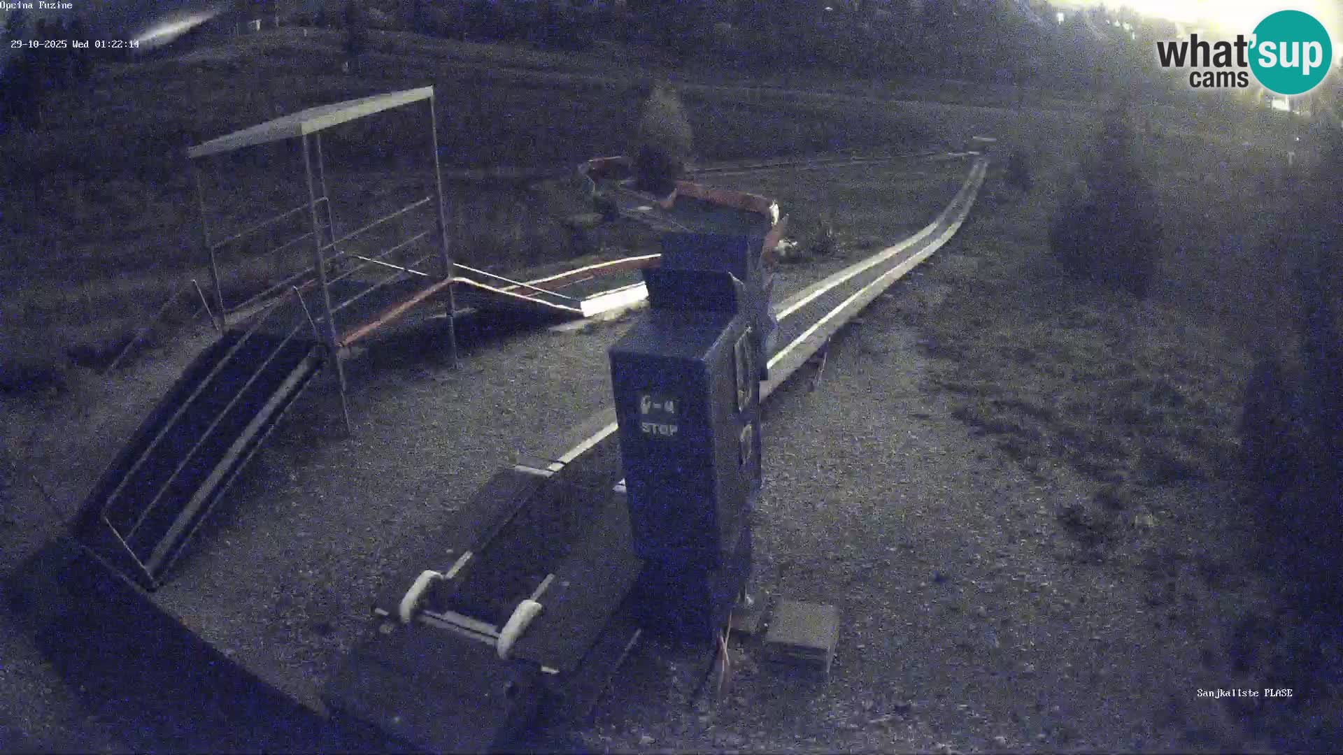 Live webcam Pista da slittino Fužine – Croazia