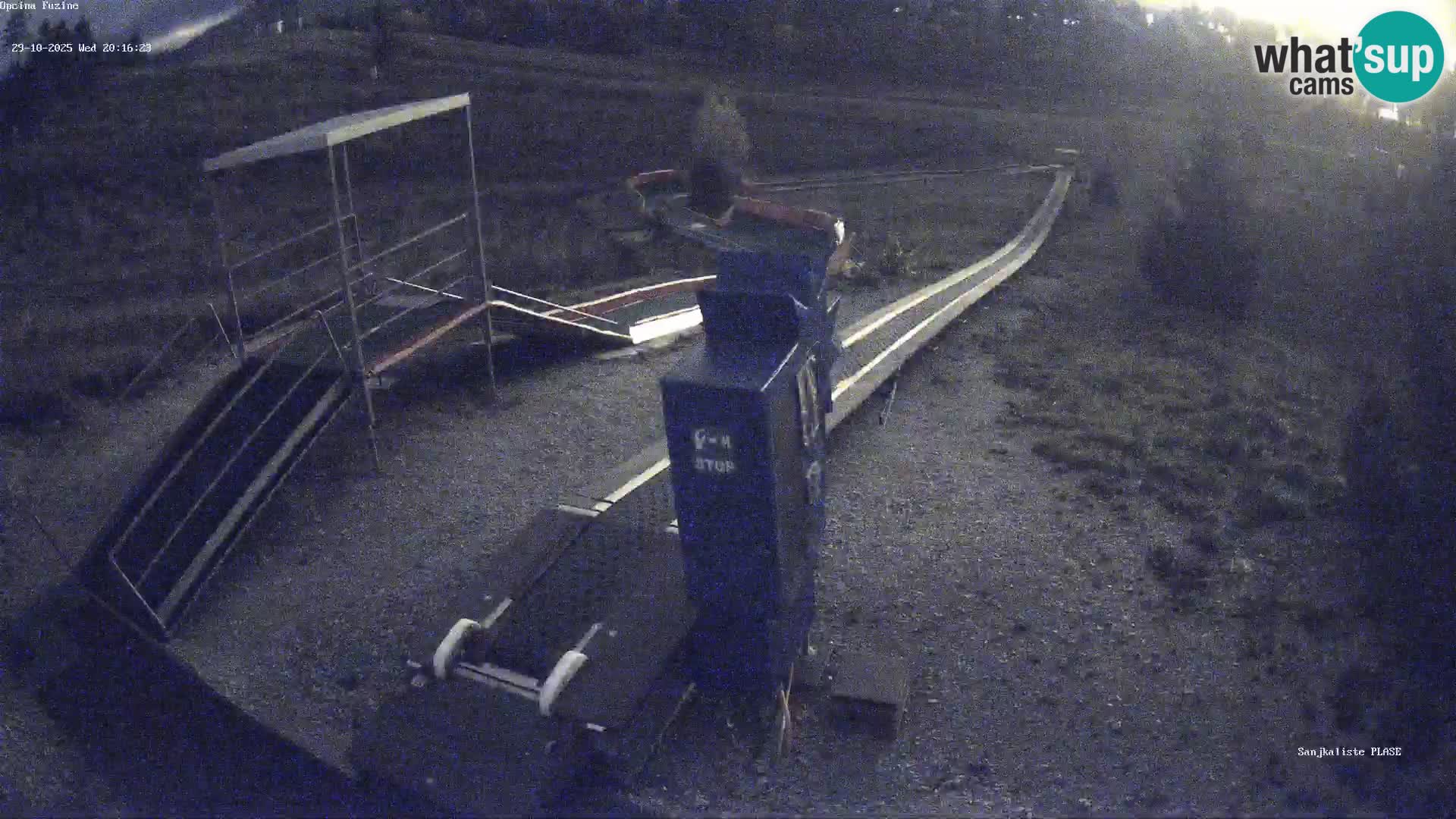 Live webcam Fužine toboggan run – Croatia