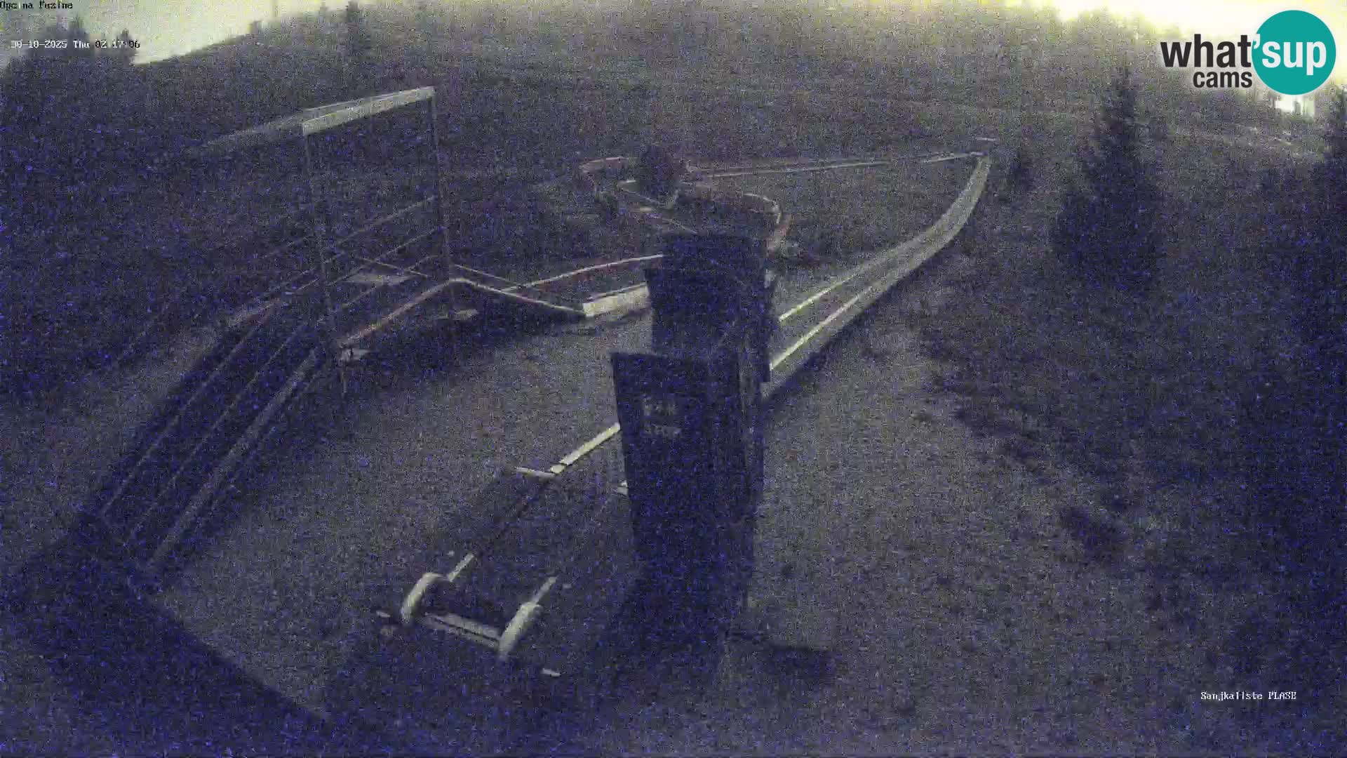 Spletna kamera v živo Sankališče Fužine – Hrvaška