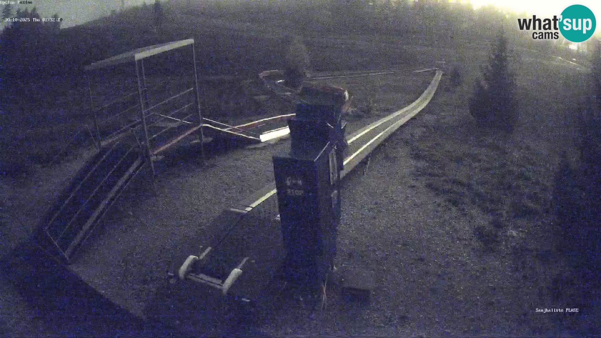 Webcam en direct Piste de luge de Fužine – Croatie