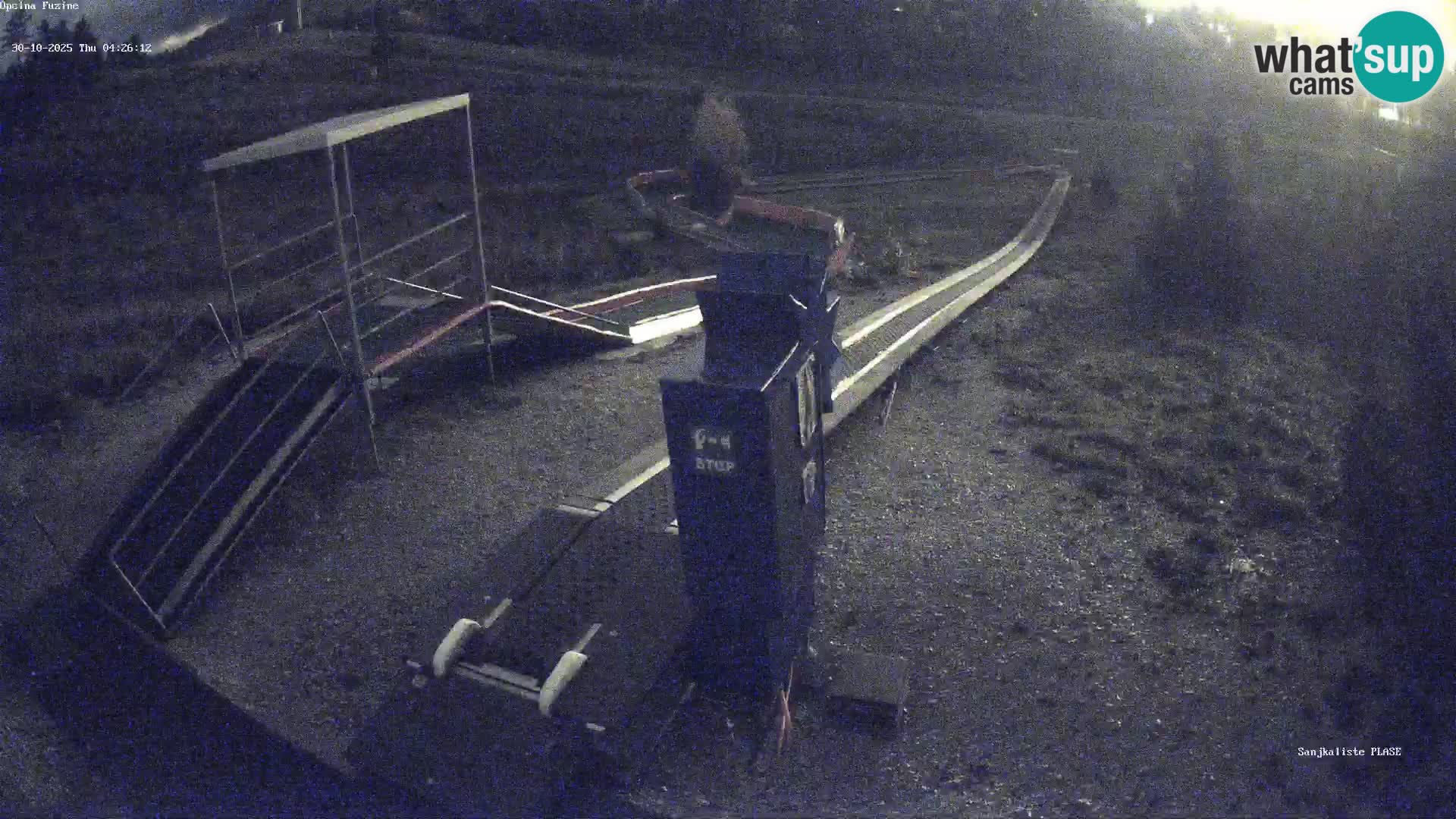 Spletna kamera v živo Sankališče Fužine – Hrvaška