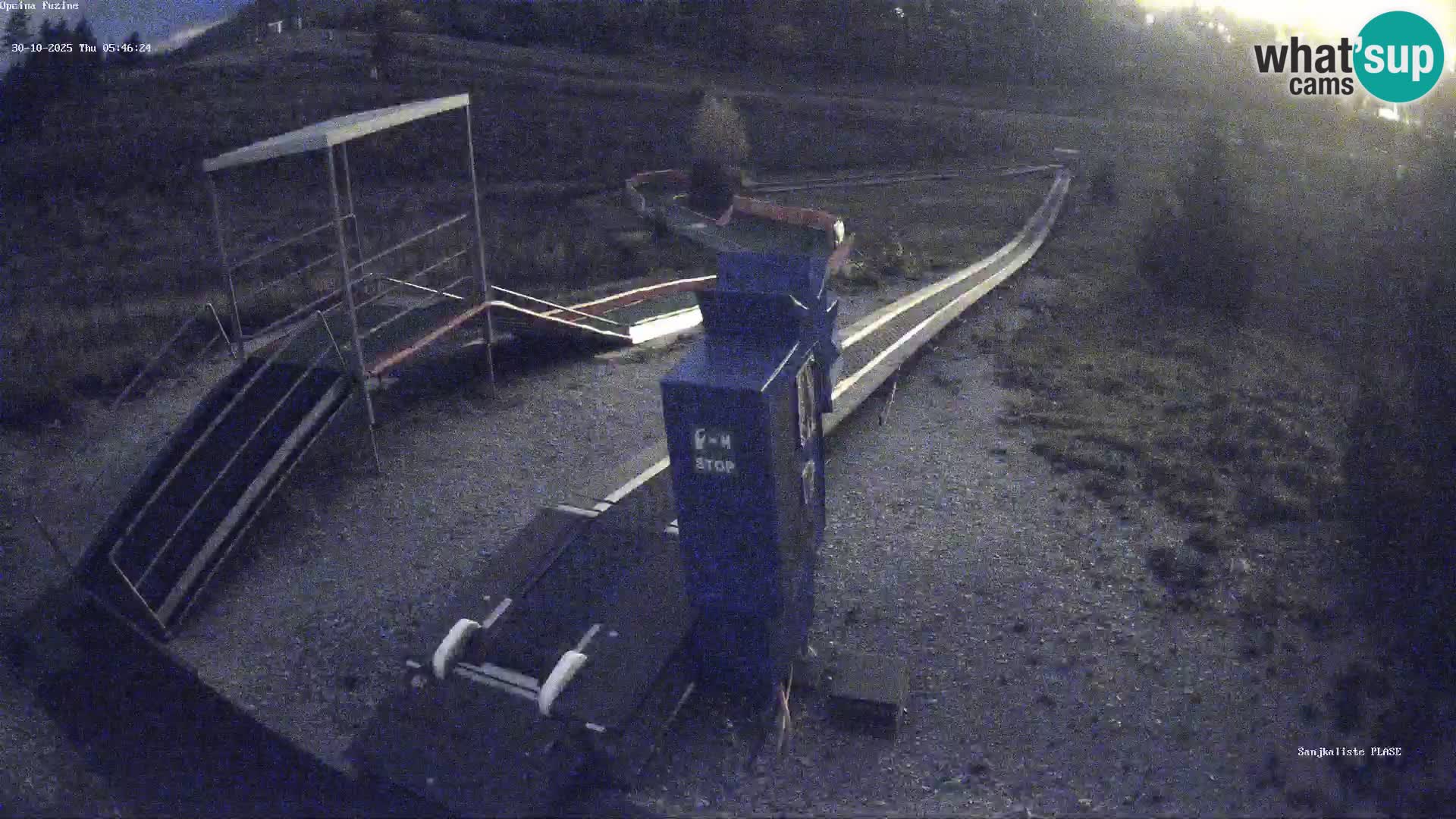 Webcam en direct Piste de luge de Fužine – Croatie