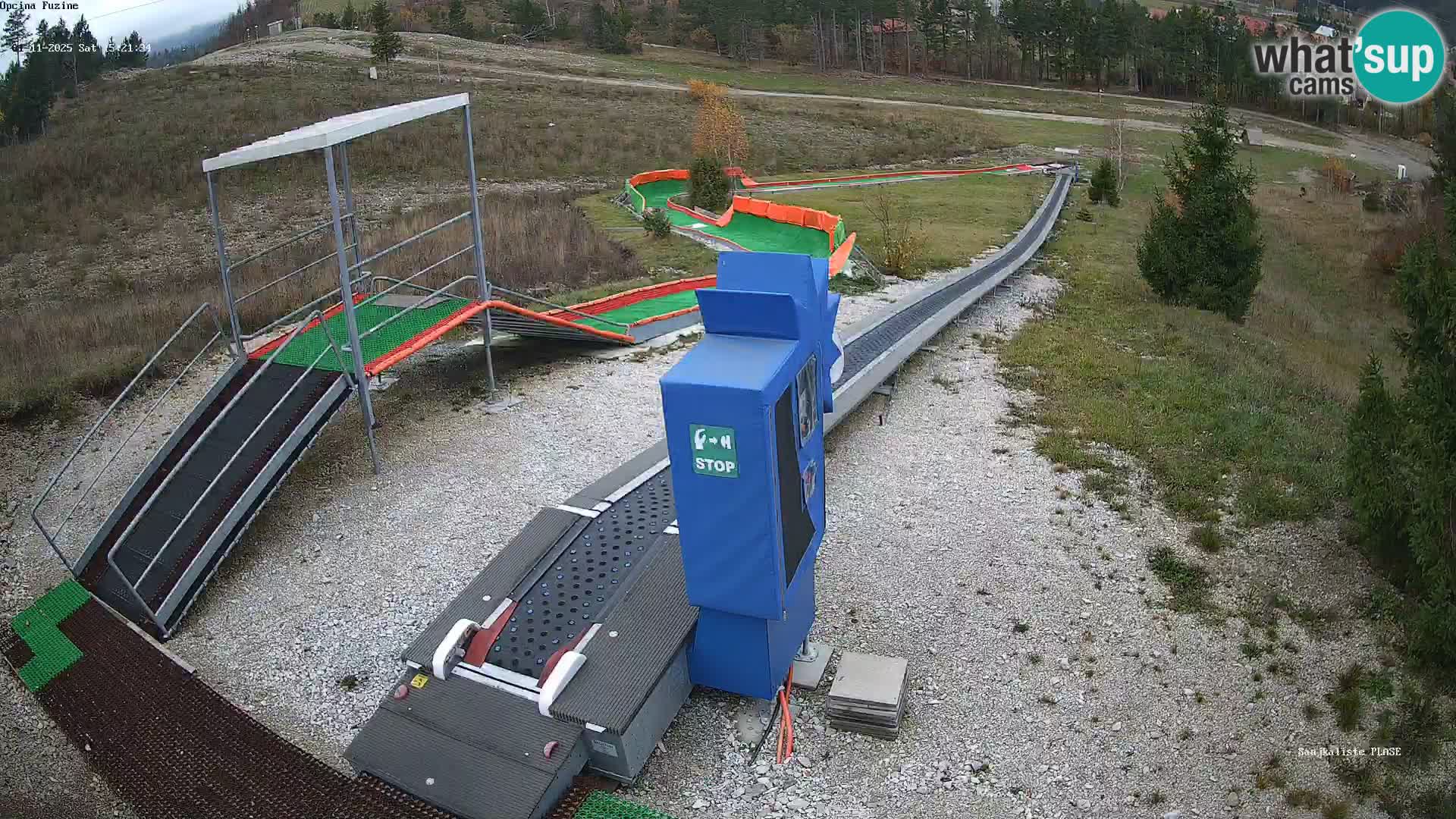 Webcam en direct Piste de luge de Fužine – Croatie